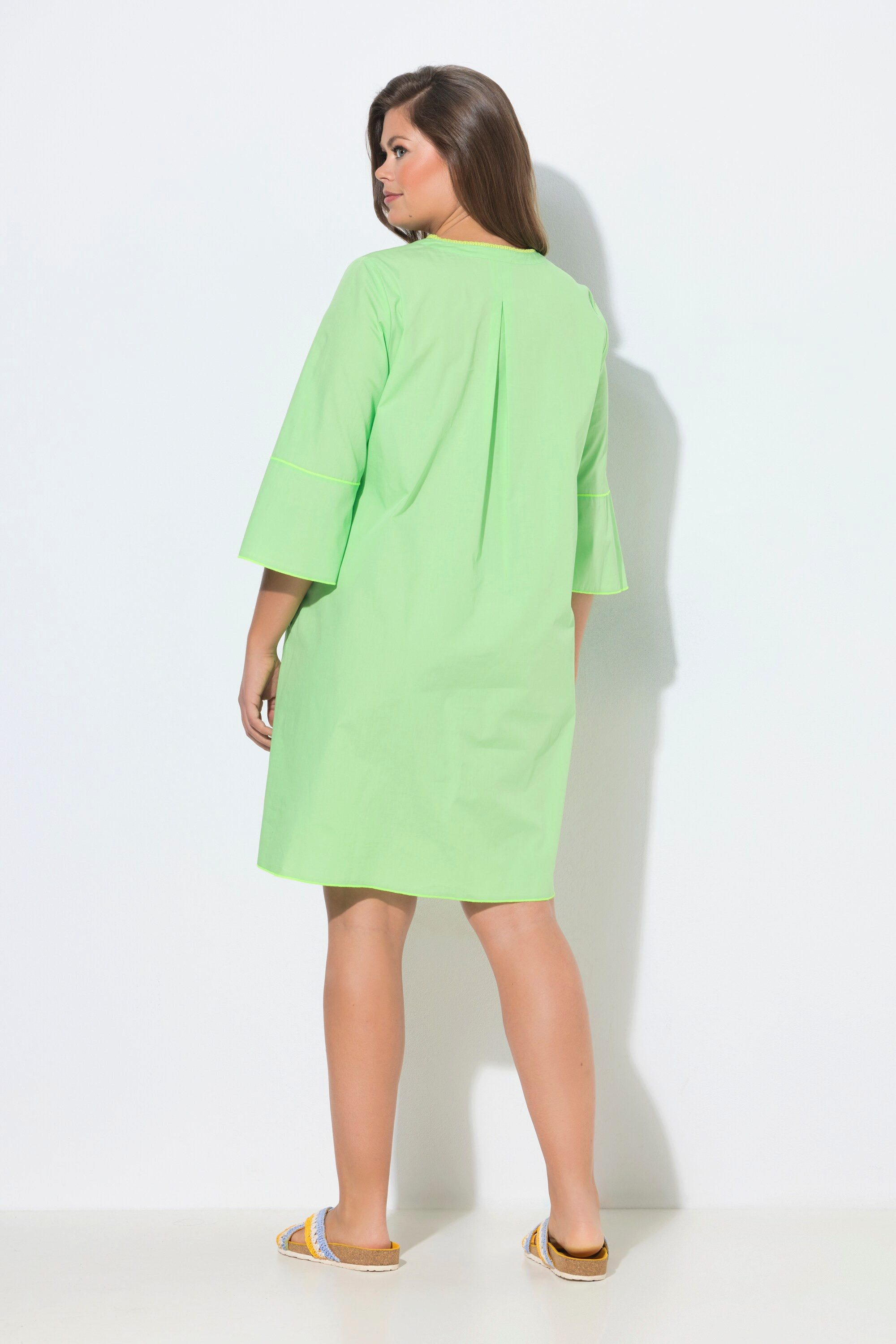 Laurasøn Midikleid Tunika-Kleid 3/4 Arm A-Linie Plrint