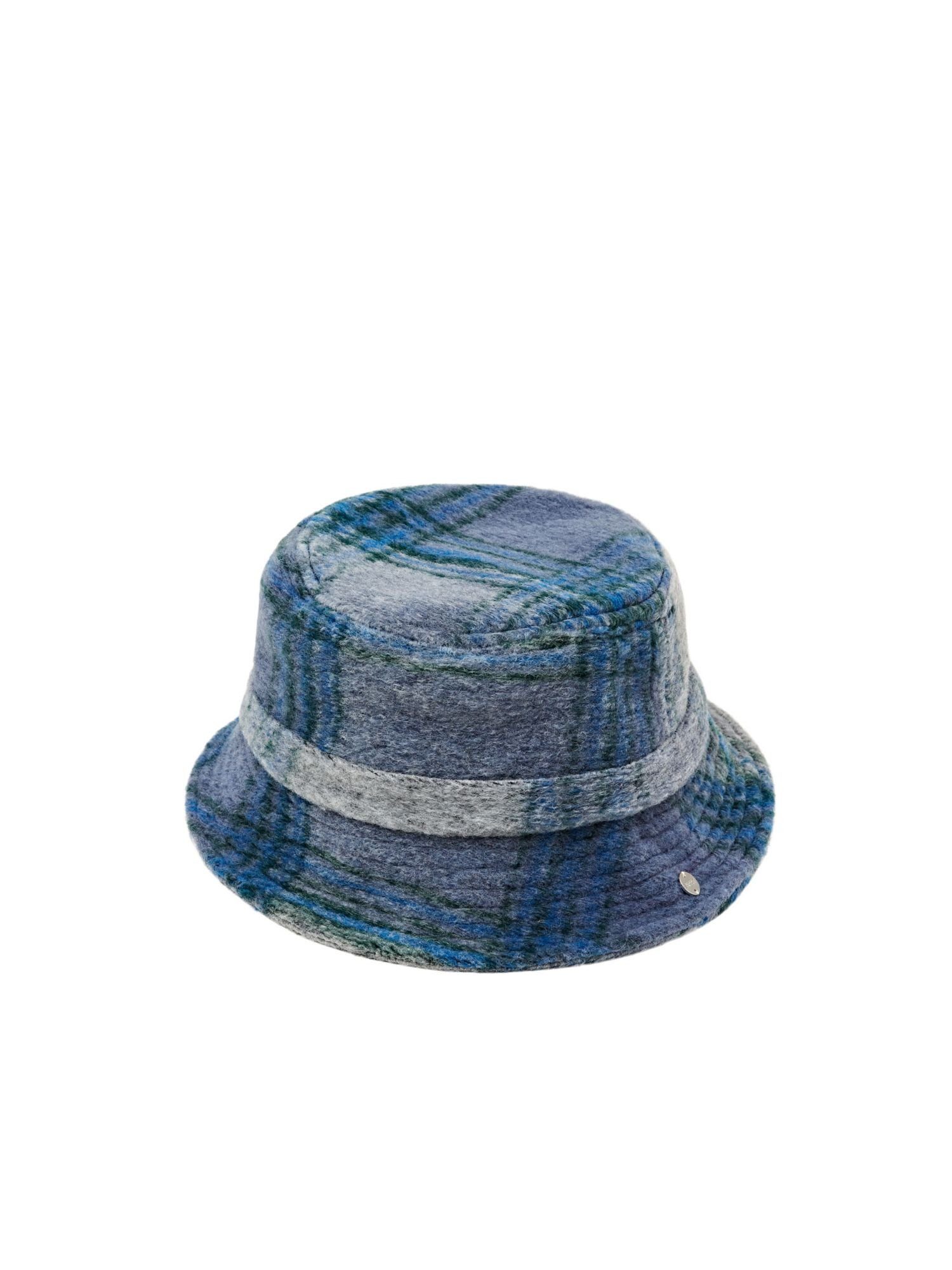 Esprit aus Karierter Fischerhut Bucket weich Stoff aufgerautem Hat