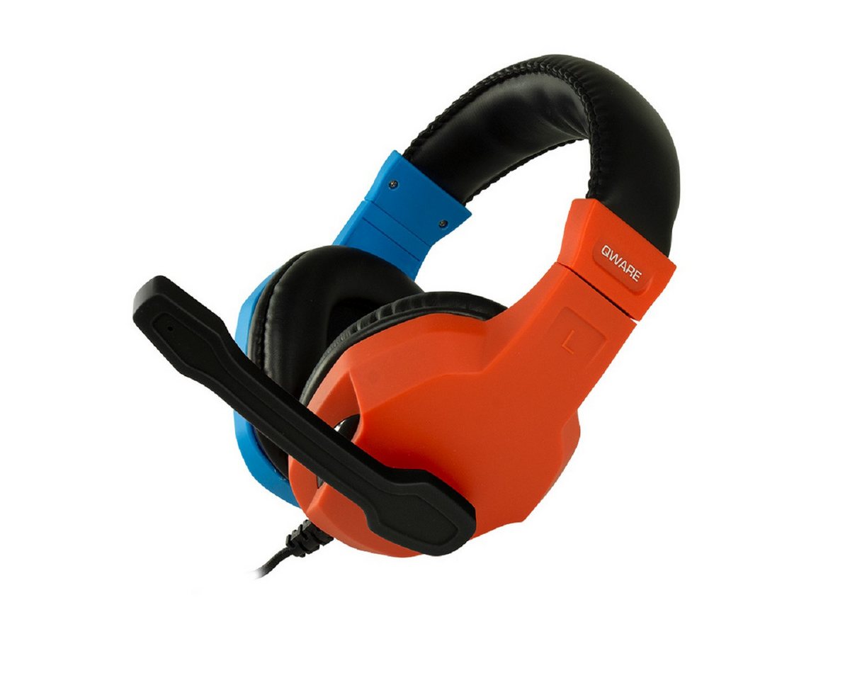 Qware Gaming Stereo Kopfhörer Kristallklarer Sound kompatibel mit Nintendo Switch Over-Ear-Kopfhörer