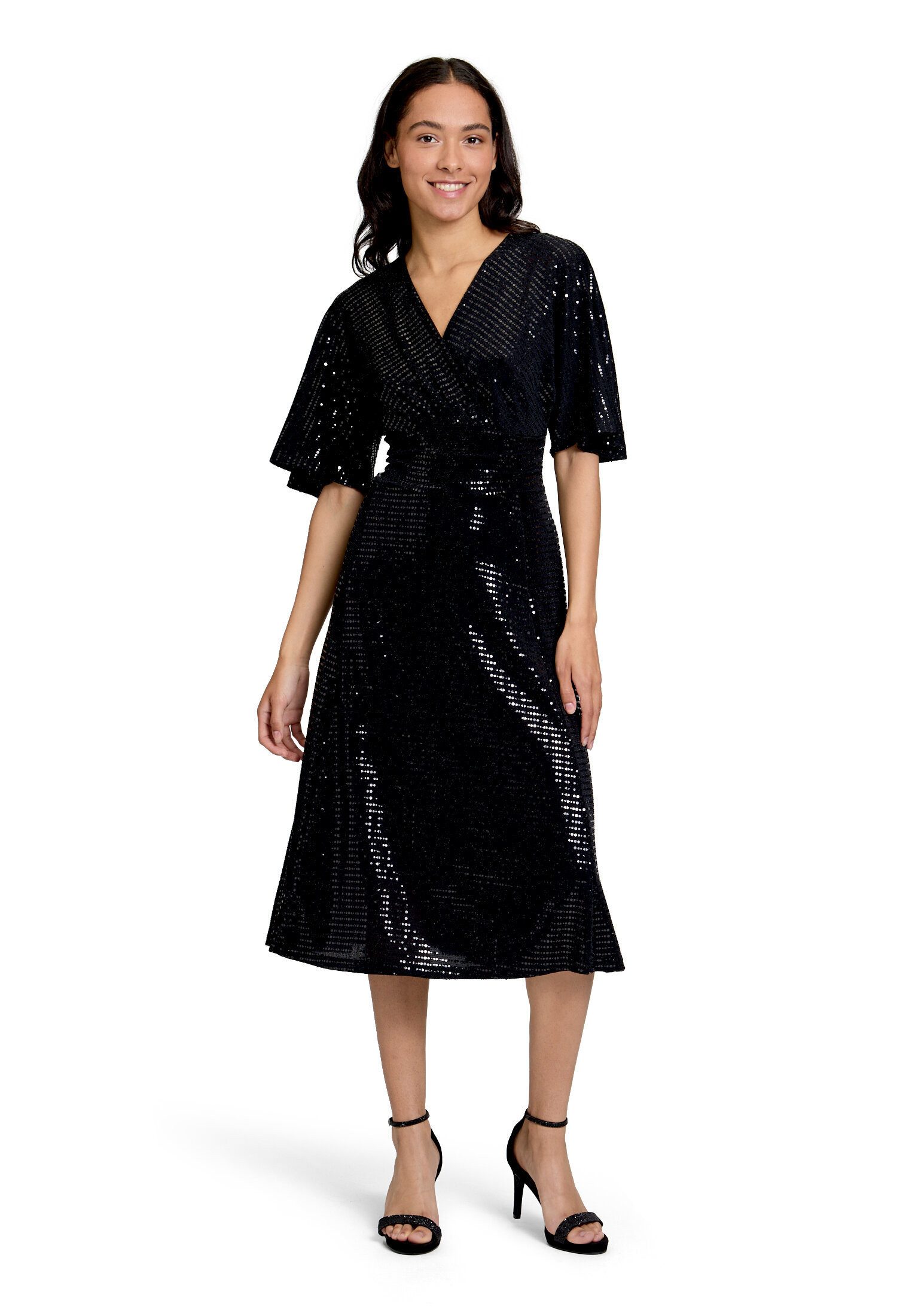 Vera Mont Cocktailkleid Damen im Glitzer-Look