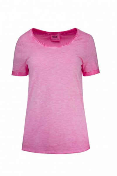 XOX T-Shirt XOX T-Shirt Rundhals, pink - Fair Trade
