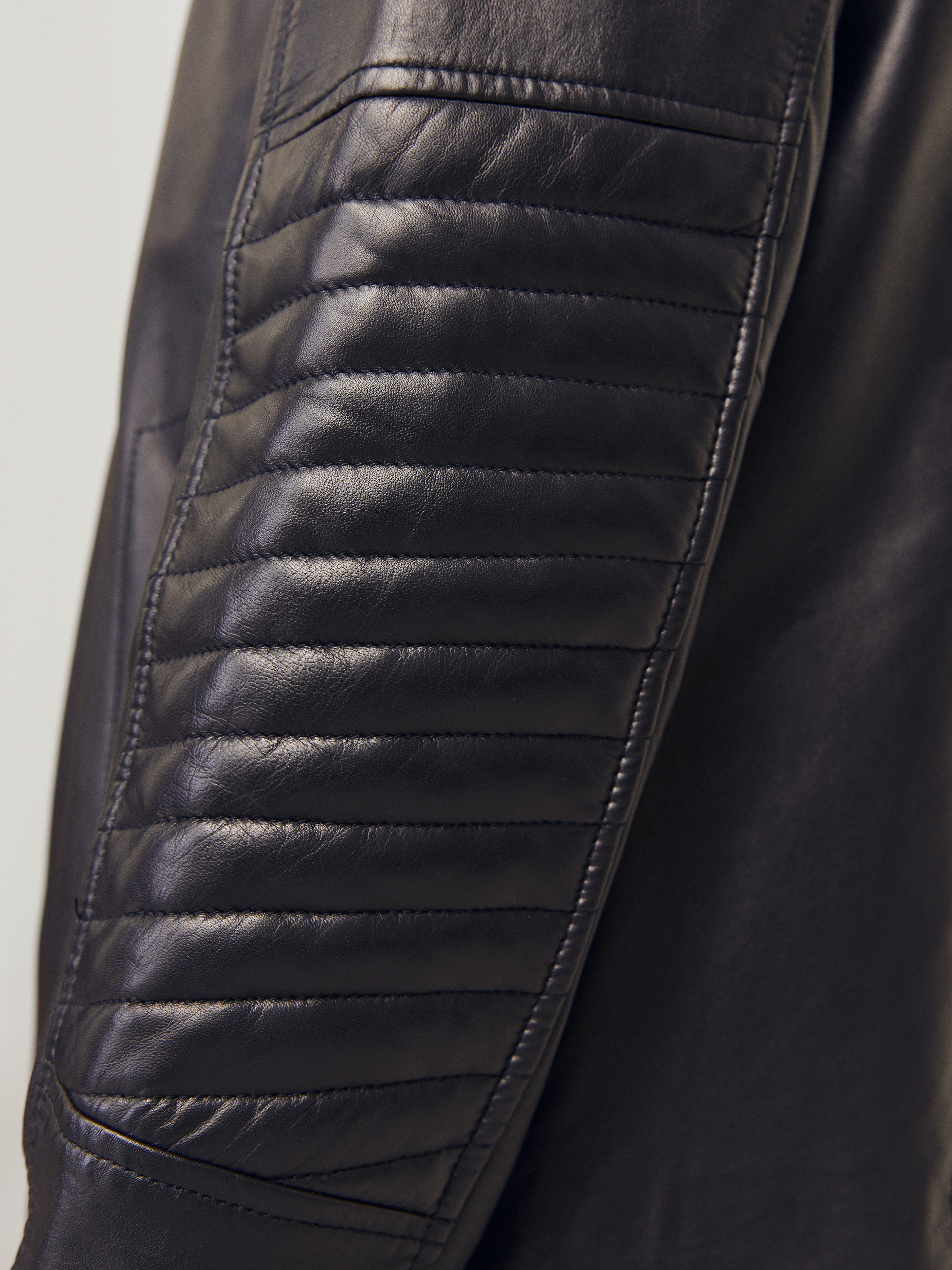 Lederjacke JJELIAM LAMB LEATHER JACKET NOOS