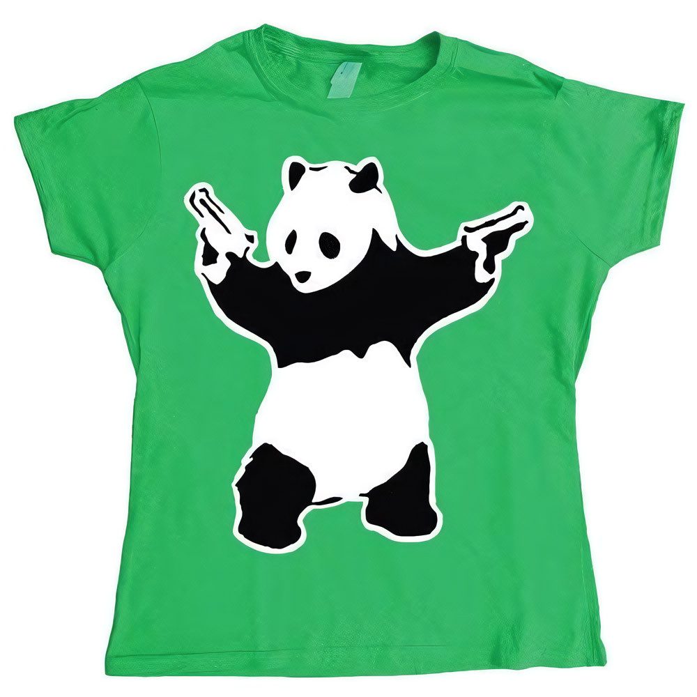 BANKSY T-Shirt Panda Girly T-Shirt