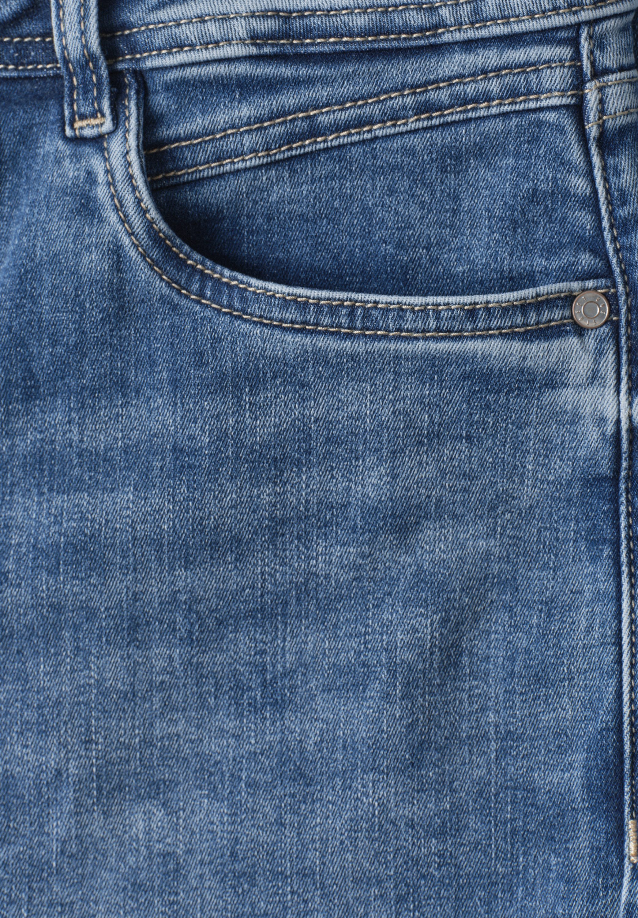 STREET ONE Comfort-fit-Jeans Middle Waist
