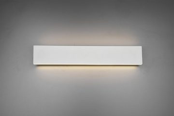TRIO Leuchten LED Wandleuchte Concha, LED fest integriert, Warmweiß, mit up-and-down-Beleuchtung, dimmbar über Wandschalter, 2x 1000 Lumen
