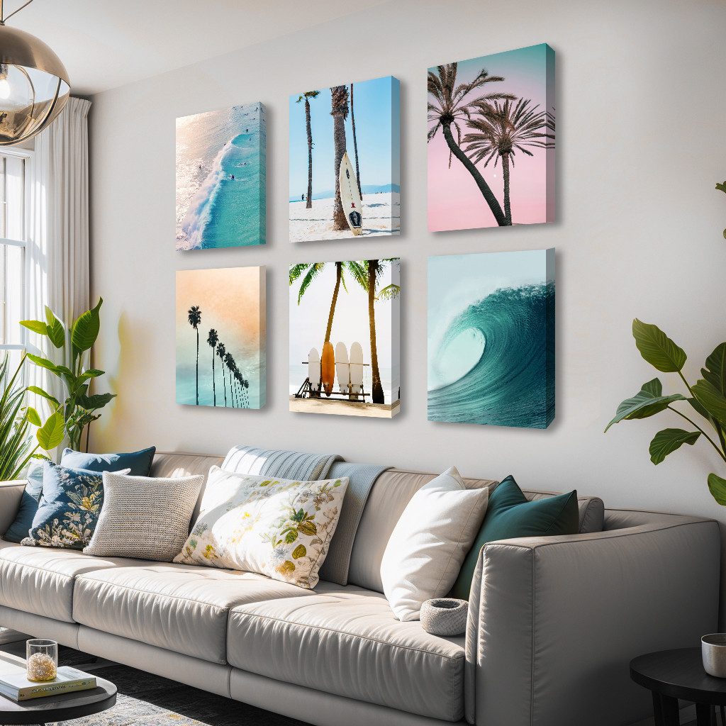 Visario Bilder-Collage 7-teilig, surfing günstig online kaufen