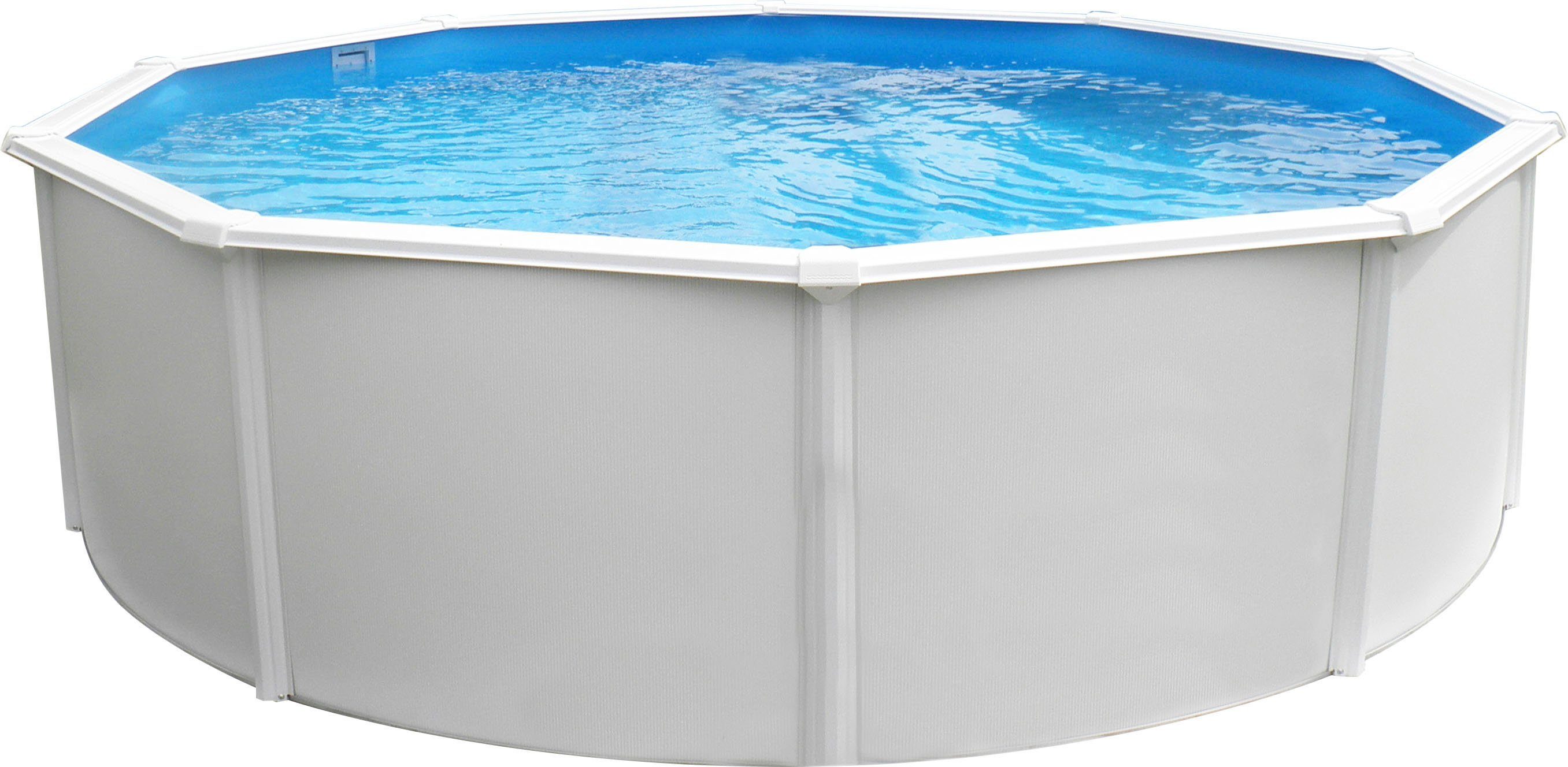 KWAD Rundpool »Supreme« all in Premium Folie (Set, 7-tlg), ØxH: 550x132cm, inkl. Bodenisolationsset