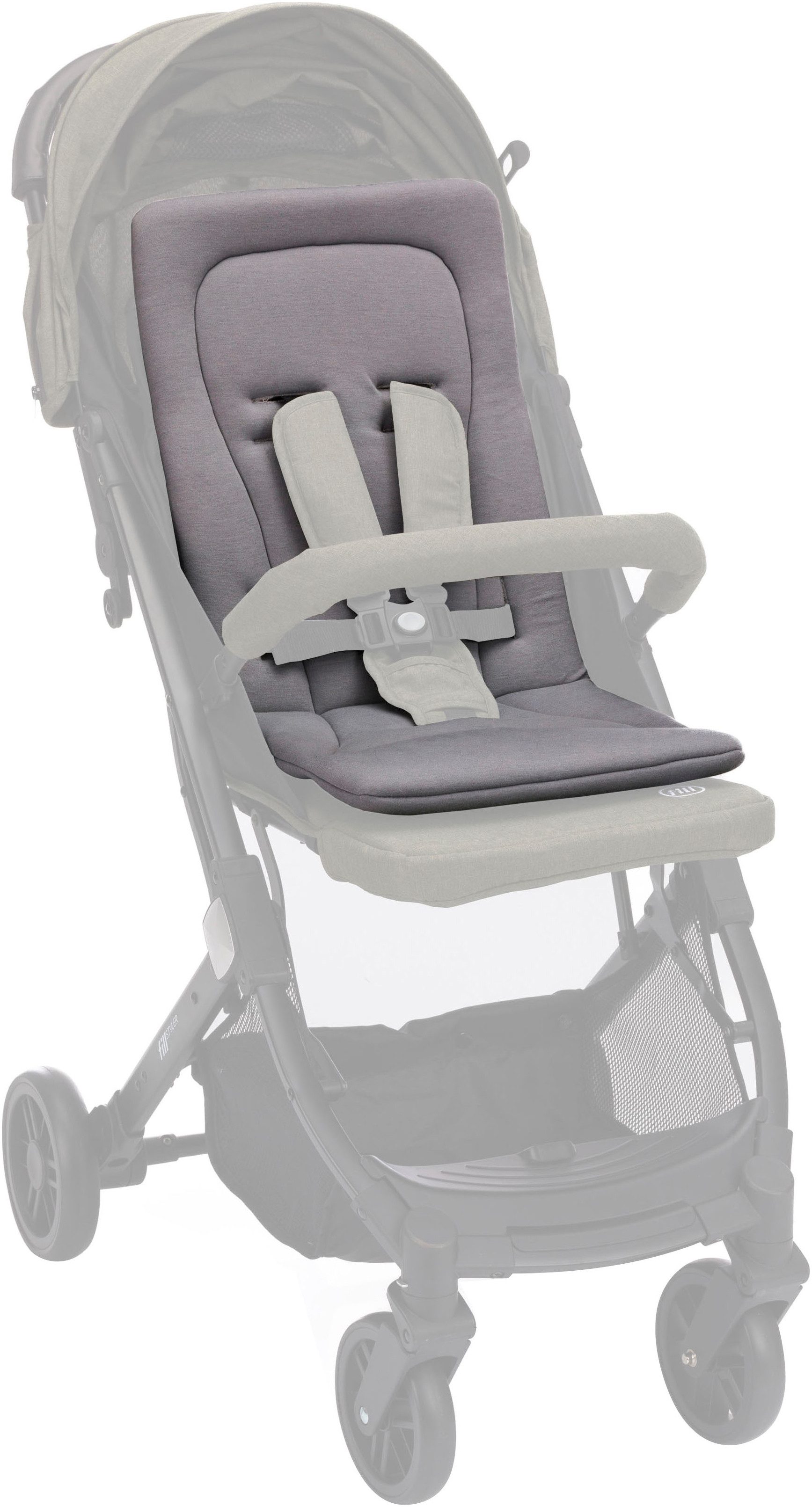 Fillikid Kinder-Sitzauflage Wendeauflage Liner, für Buggy und Kinderwagen