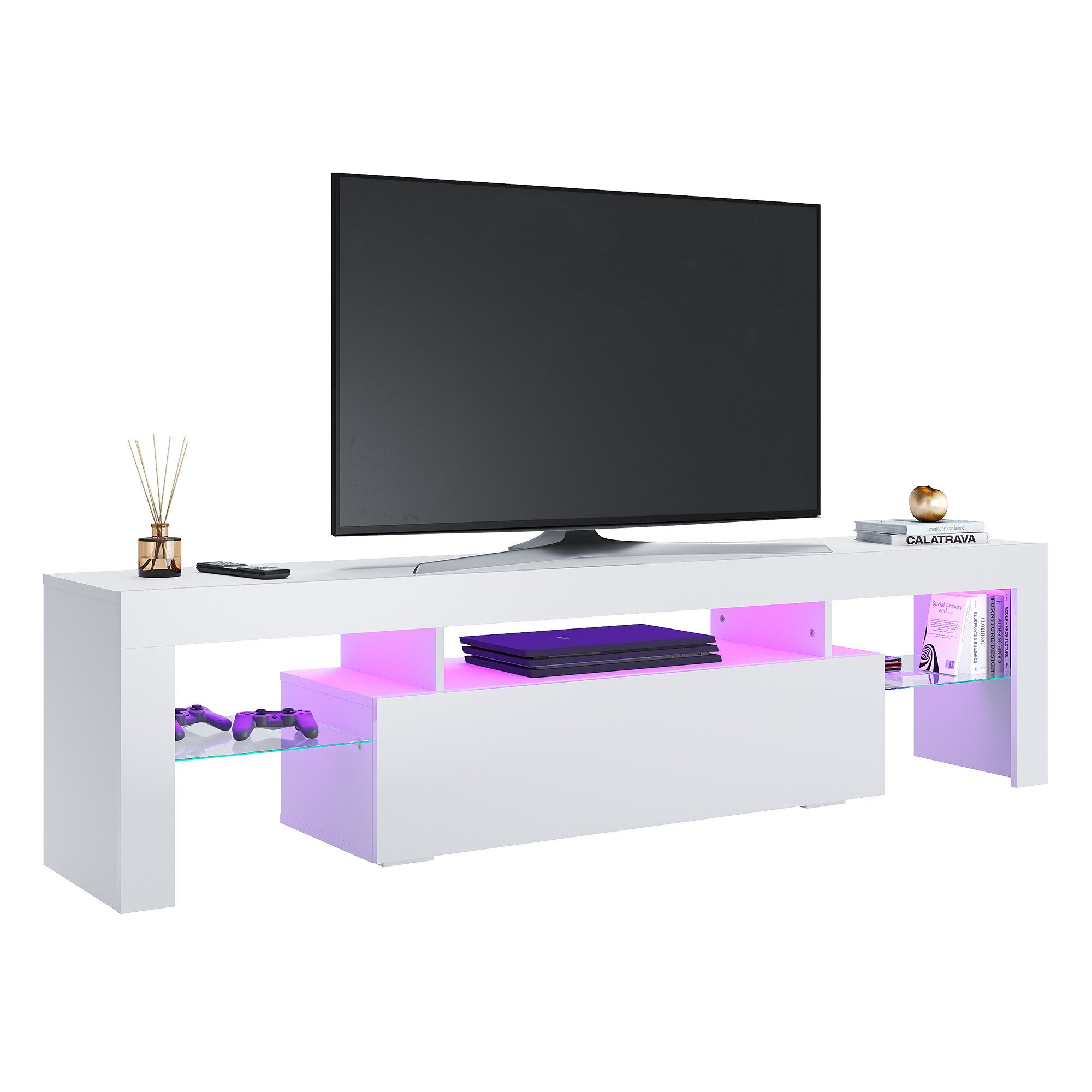 SONNI Lowboard Lowboard 180 cm TV-Schrank TV-Board, stehend, sideboards günstig online kaufen