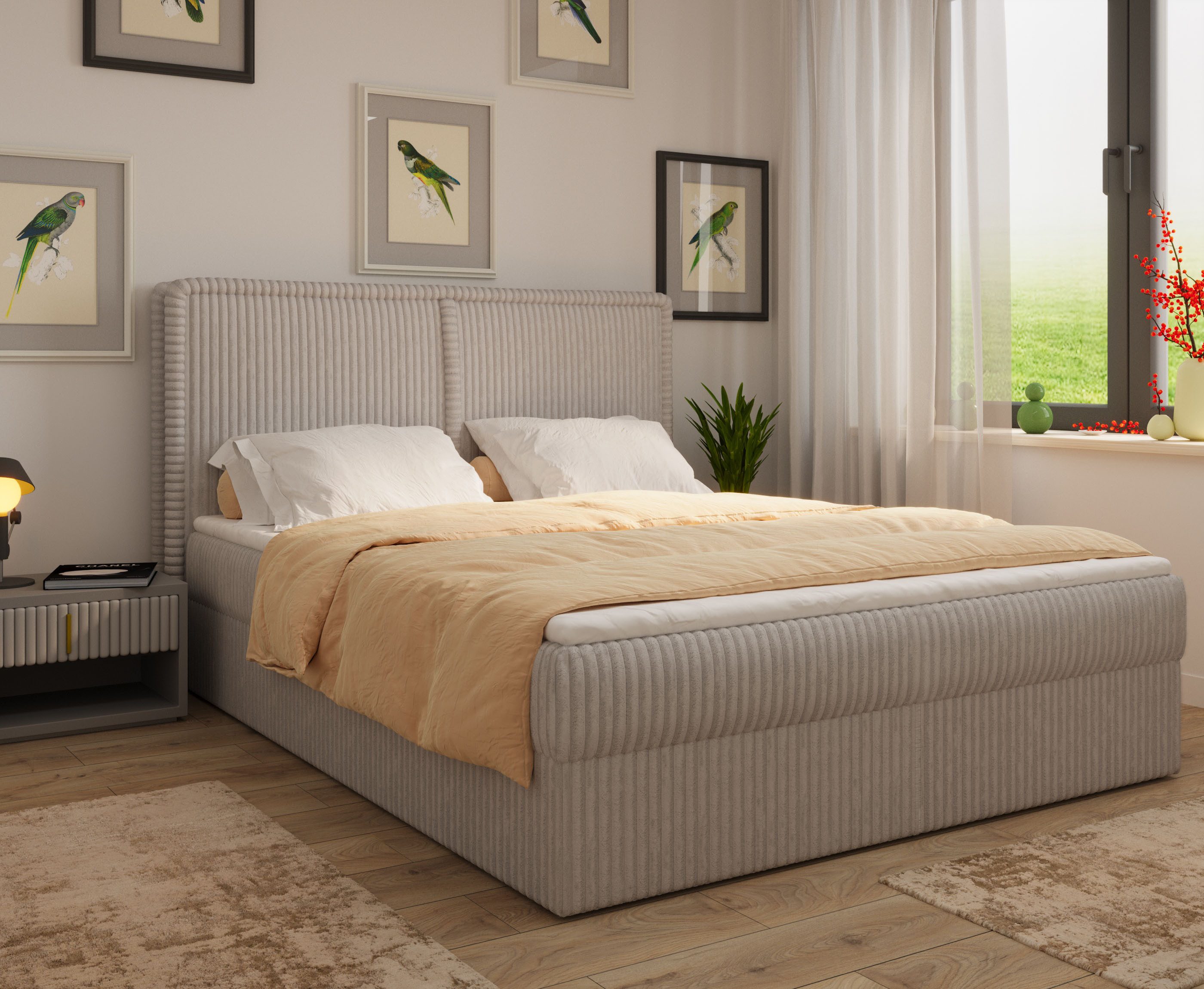 MOEBLO Boxspringbett Bett 04 (Bonell, Topper, günstig online kaufen