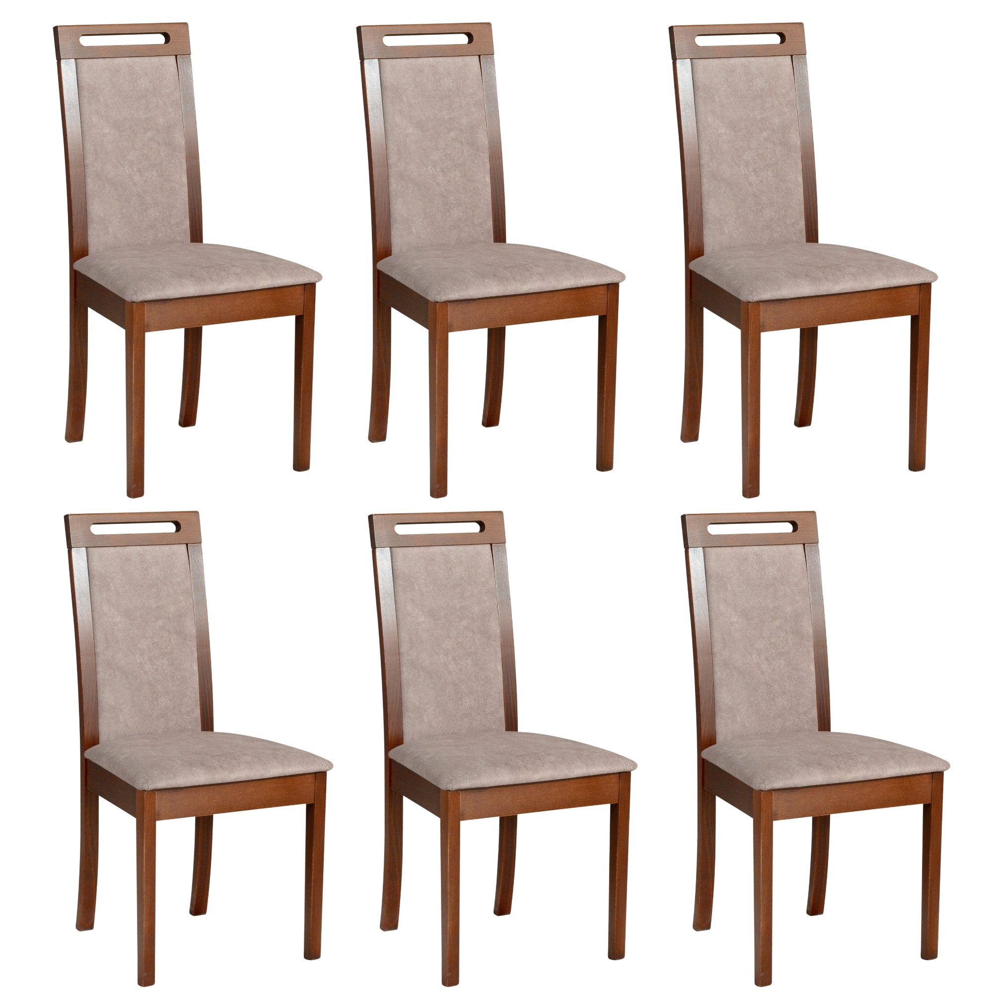 MOEBLO Stuhl TORMO 6 (Massivholz, Esszimmerstuhl Polsterstühle, Holzstühle, günstig online kaufen