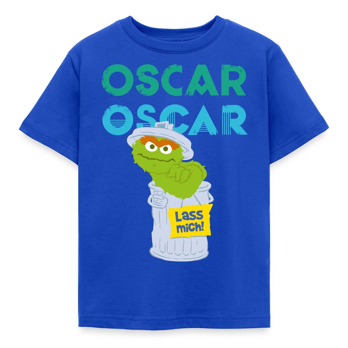 T-Shirt Sesamstraße Oscar In der Tonne Lass Mich Kinder T-Shirt