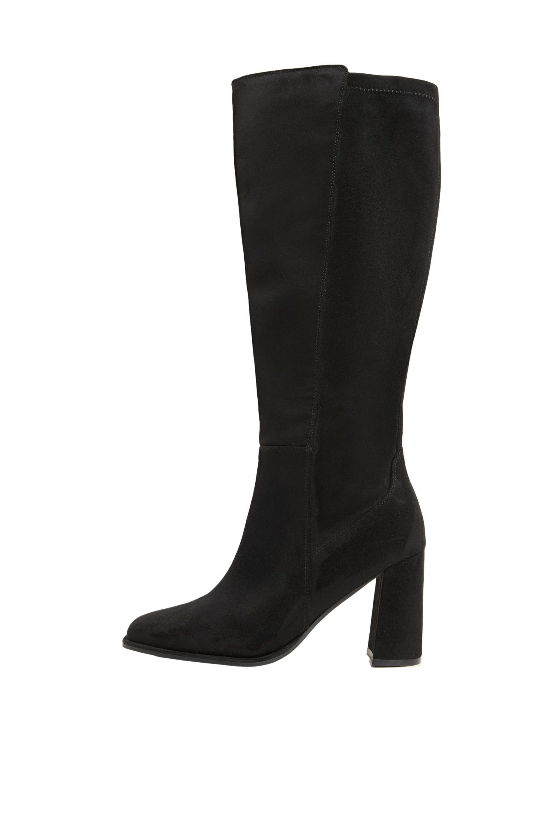 Lipsy lange Stiefel mit Blockabsatz Stiefel