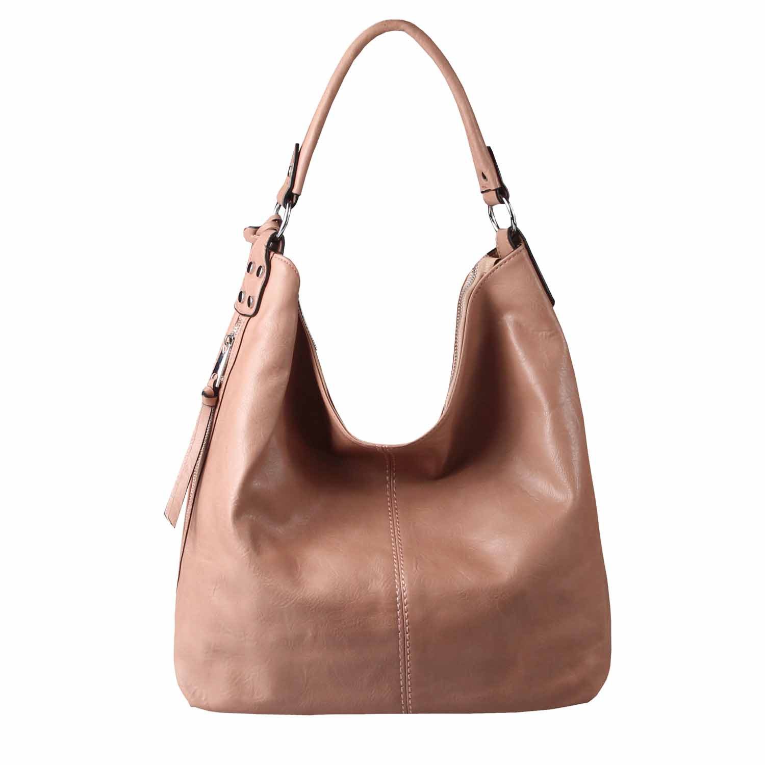 ITALYSHOP24 Schultertasche XXL DAMEN TASCHE SHOPPER Hobo Cross Bag Reisetas günstig online kaufen