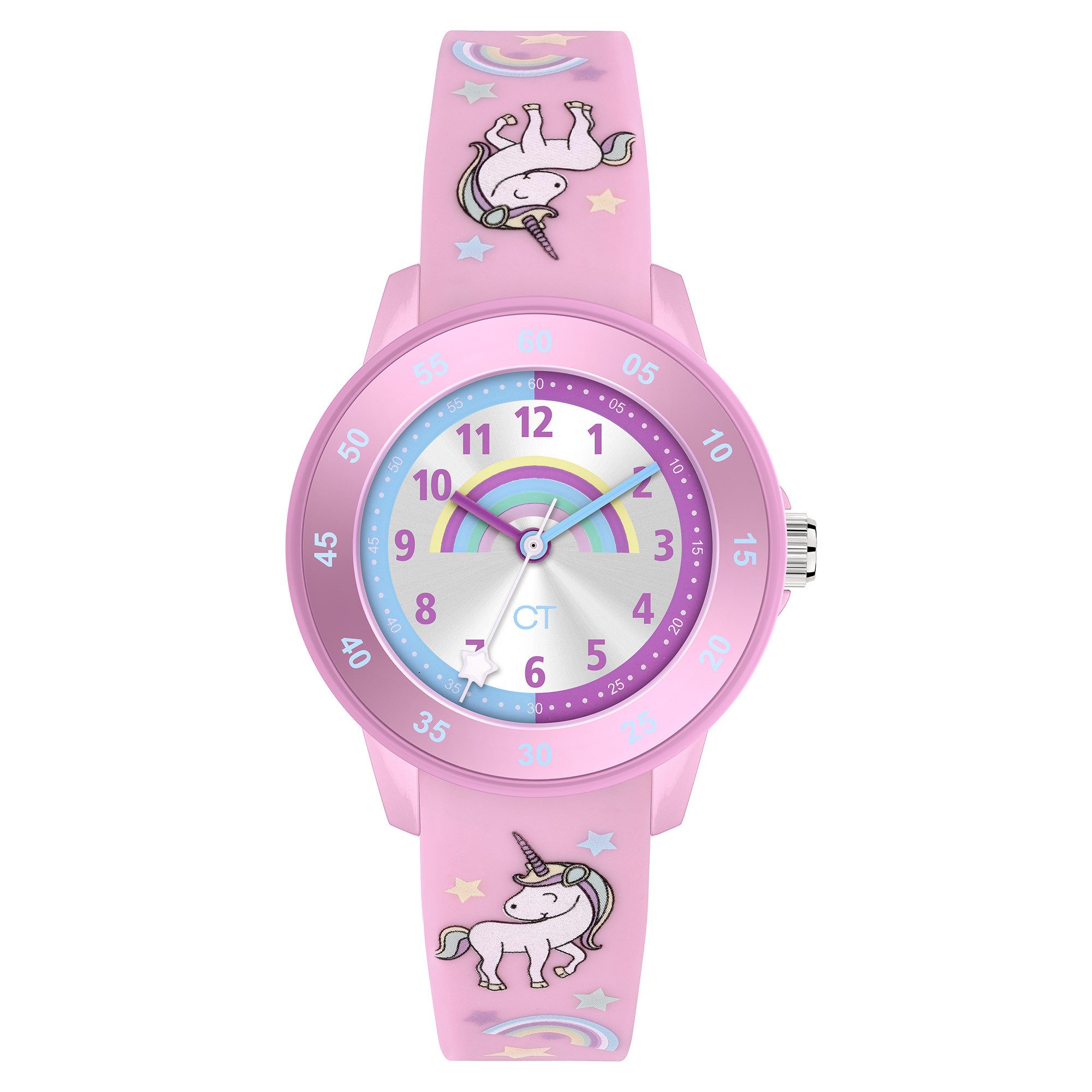 COOL TIME Quarzuhr The Cool Pink Unicorn CT-0053-PQ, Armbanduhr, Silikonarmband, Kinderuhr, Mädchen, analog