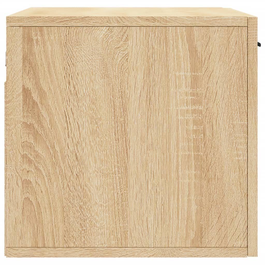 vidaXL Fächerschrank Wandschrank Sonoma-Eiche 60x36,5x35 cm Sonoma Eiche (1-St) Holzwerkstoff