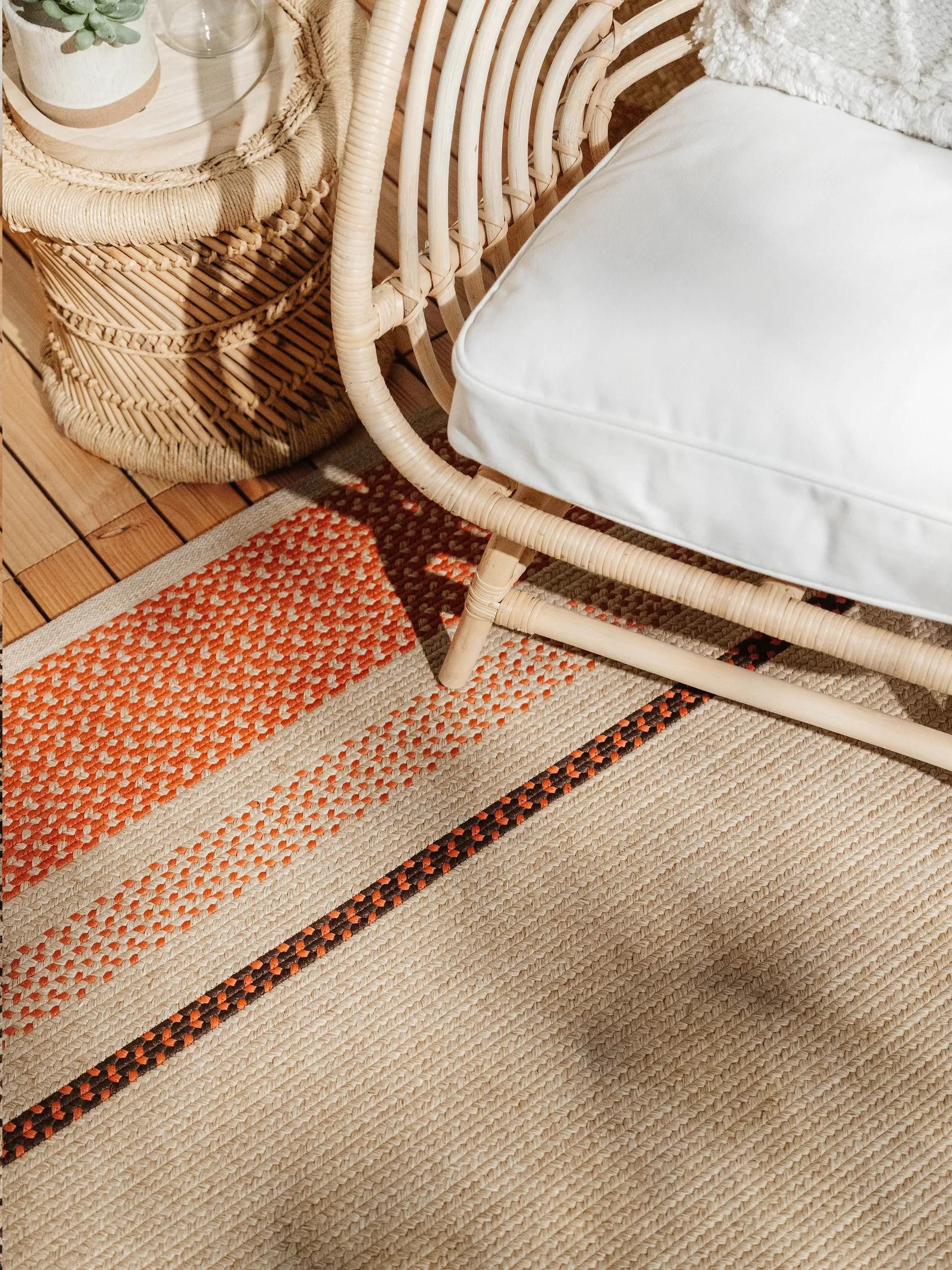 benuta Outdoorteppich Nandi, rechteckig, Höhe: 5 mm, In- & Outdoorteppich, Robust für Garten, Terrasse, Balkon, Küche