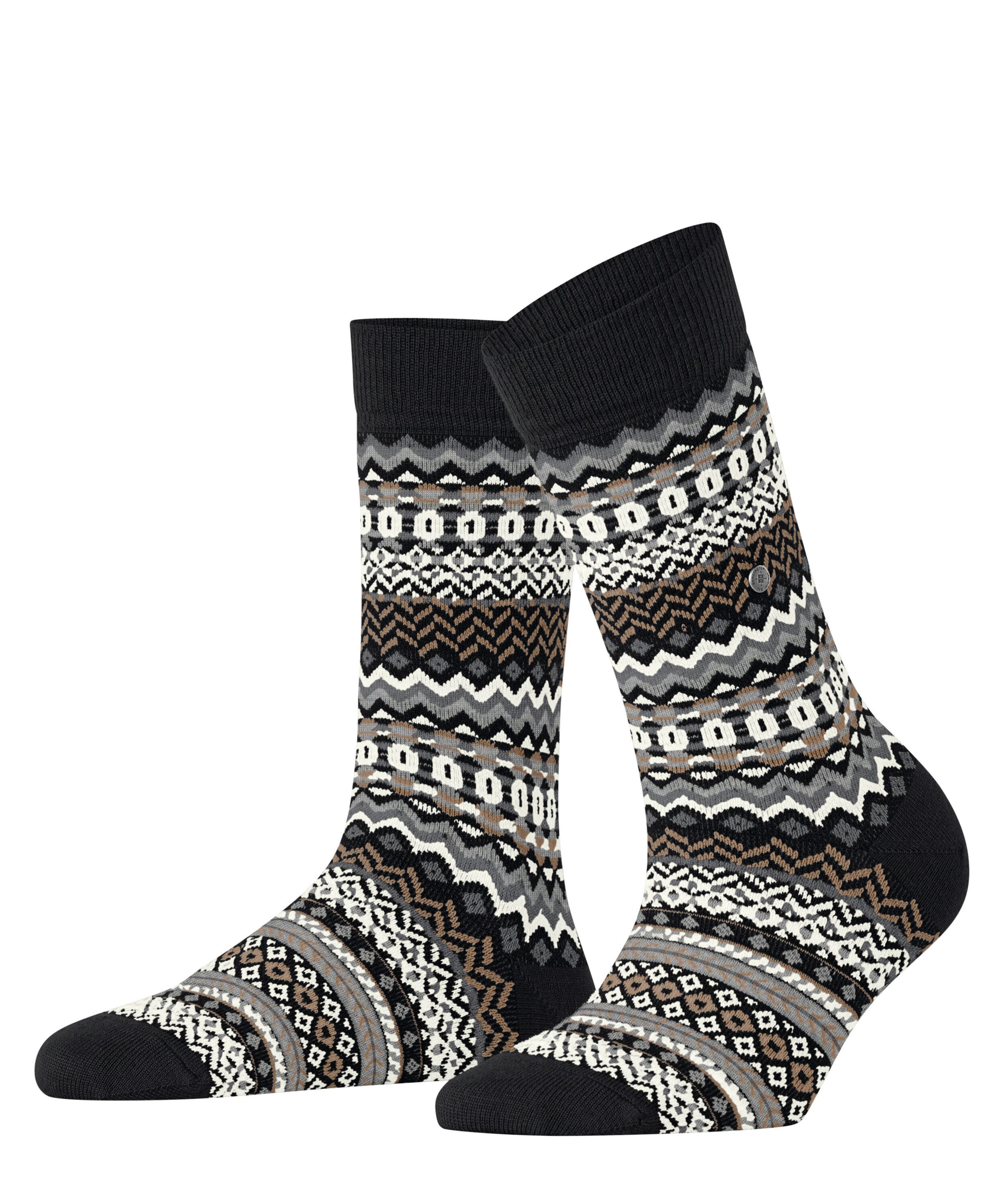 Socken Fair Isle Socken