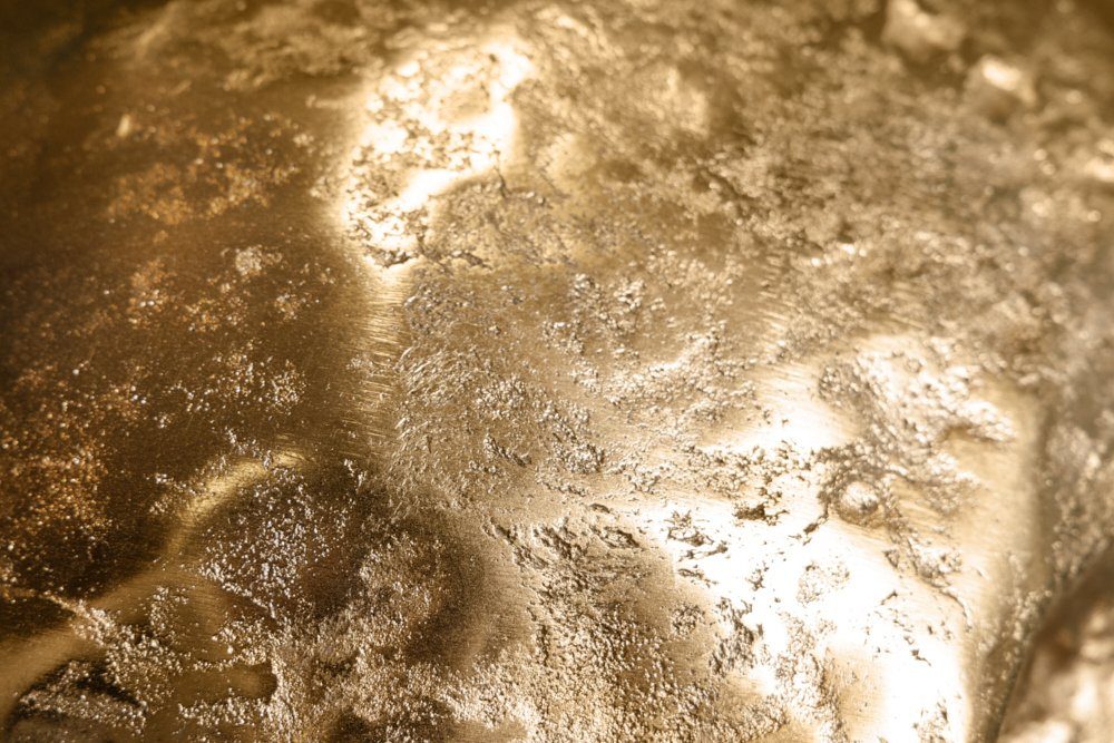 riess-ambiente Wanddekoobjekt Totenkopf · · Schlafzimmer Metall · 40cm gold SKULL 1 St), Deko-Schädel Wohnzimmer (Einzelartikel, · XXL