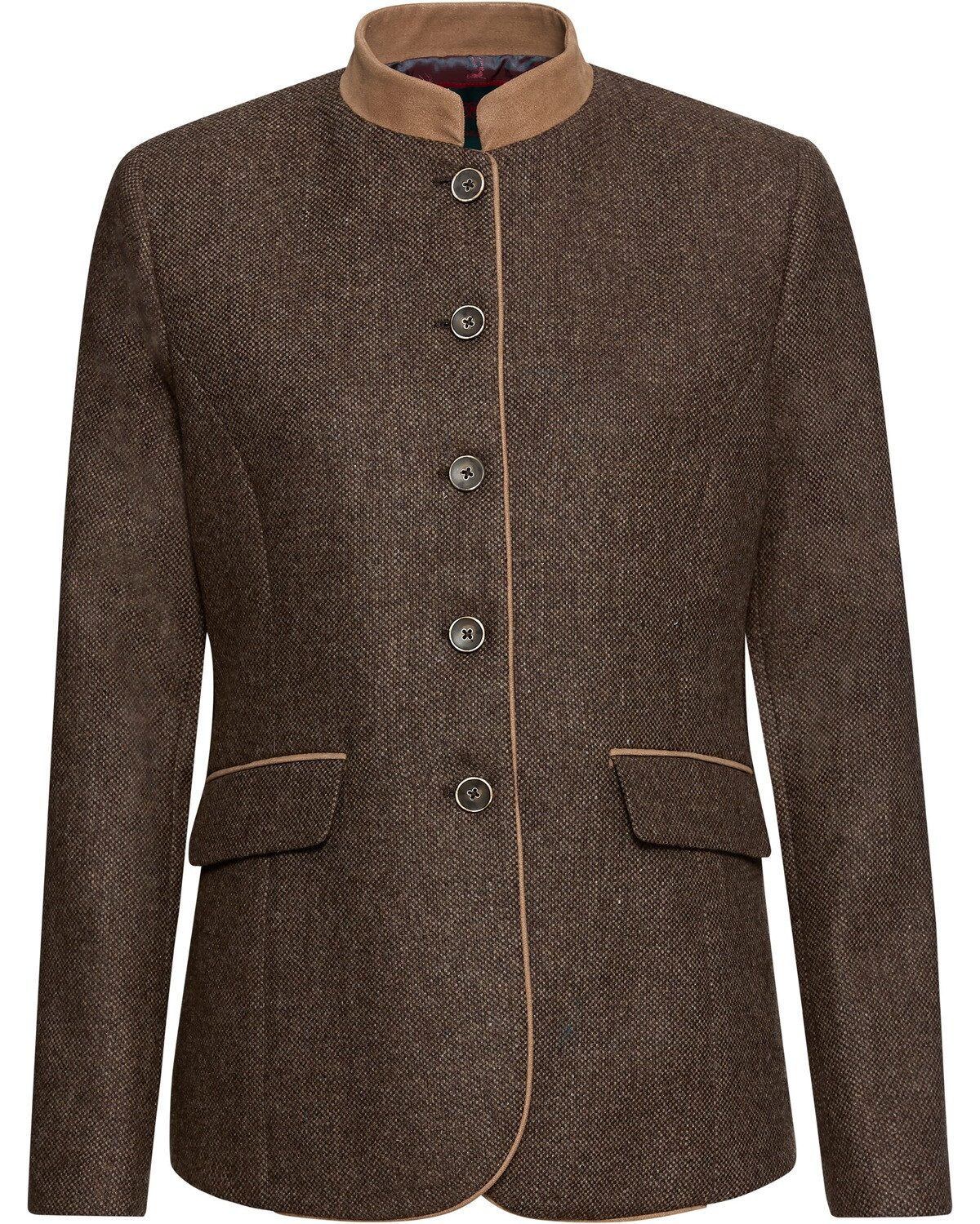 Reitmayer Trachtenjacke Tweed-Stehkragenjacke