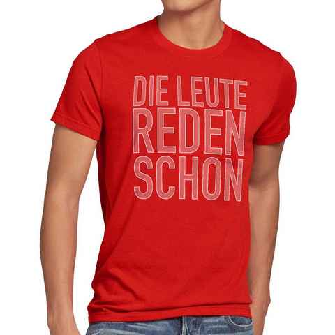 style3 Print-Shirt Herren T-Shirt Die Leute reden schon Funshirt Spruch Berlin spruchshirt hipster