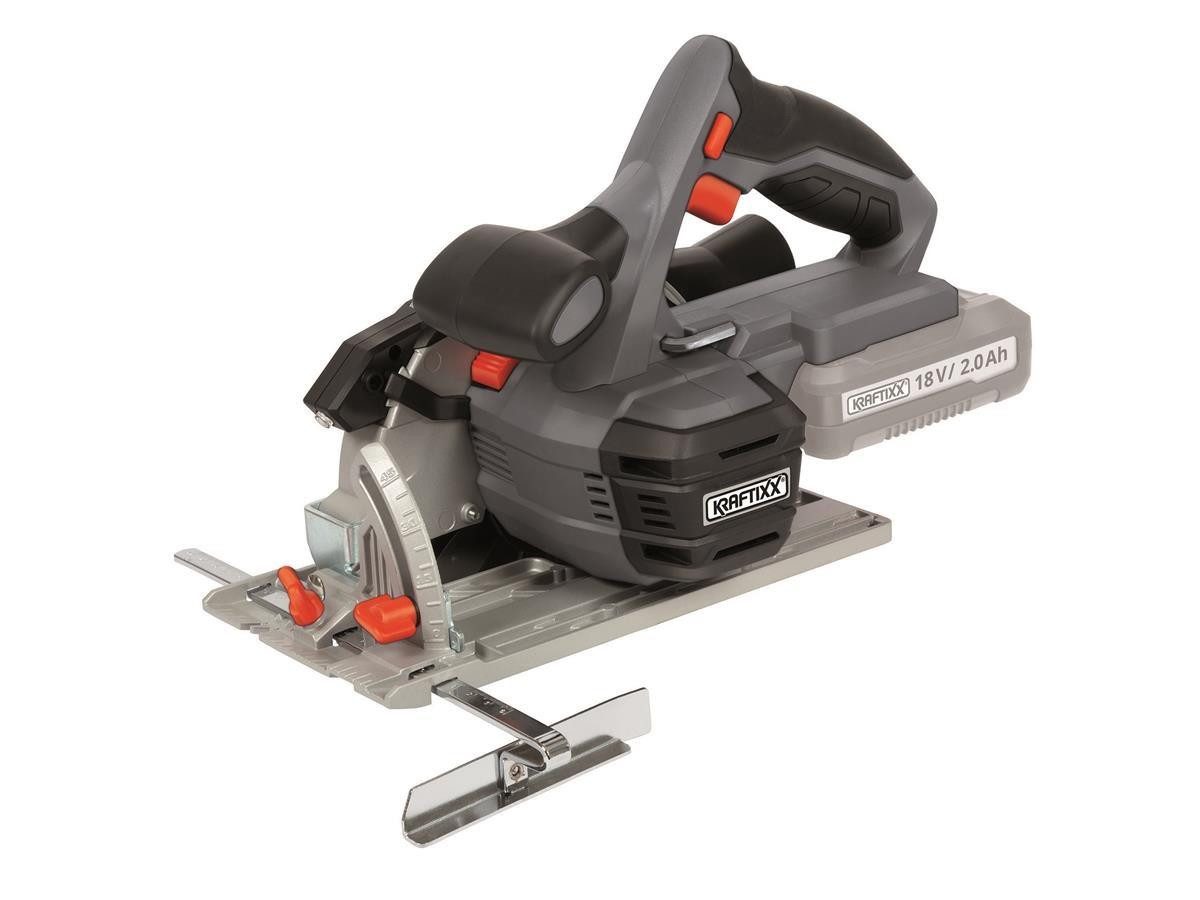 KRAFTIXX® Handkreissäge KX-HKS 18 Li, Set, 4-St., inkl. 3,0Ah Akku, kompatibel mit Einhell Power X-Change Akkusystem – Bild 5 von 5