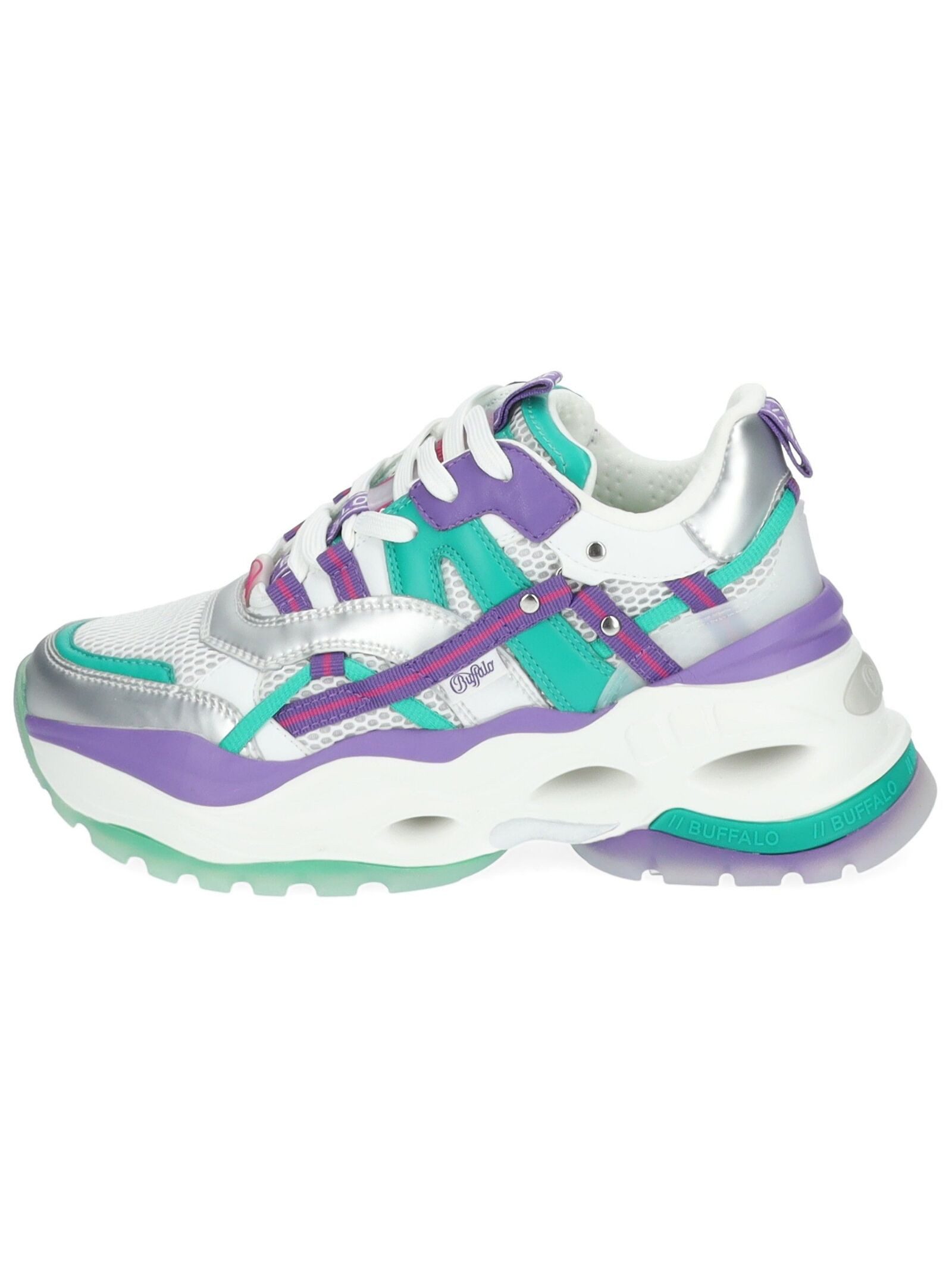 Buffalo Sneaker Lederimitat/Mesh . Sneaker (1-tlg)
