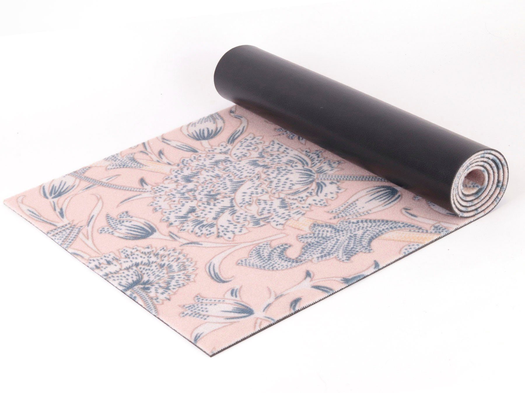 Primaflor-Ideen in Textil Küchenläufer FLOWERS, Made in Belgium, rechteckig, Höhe: 6,5 mm, Motiv Blumen, rutschhemmend, waschbar, Küche