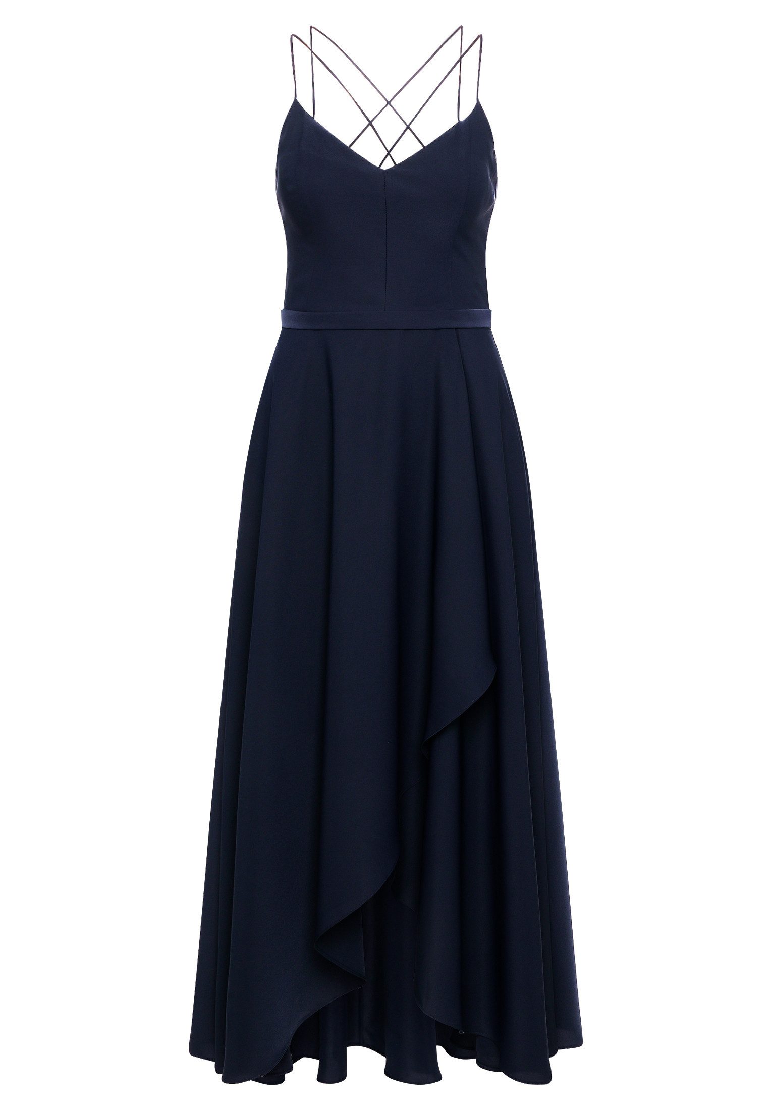 Vera Mont Abendkleid Damen Abendkleid mit Volant Design günstig online kaufen