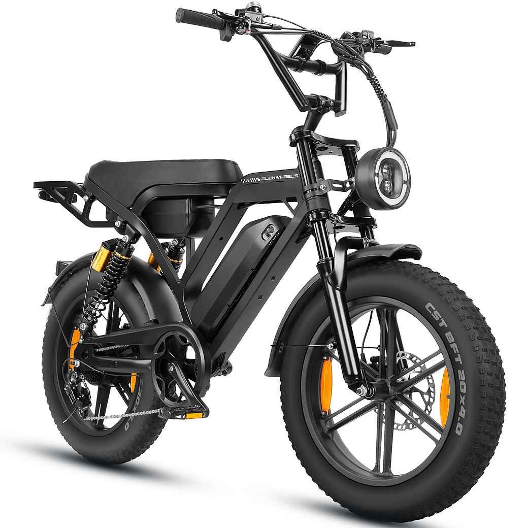 E-Bike Mountainbike Cityrad E-Fahrrad 20” x 4.0” Damen u. Herren Pedelec 1440Wh Max.216KM