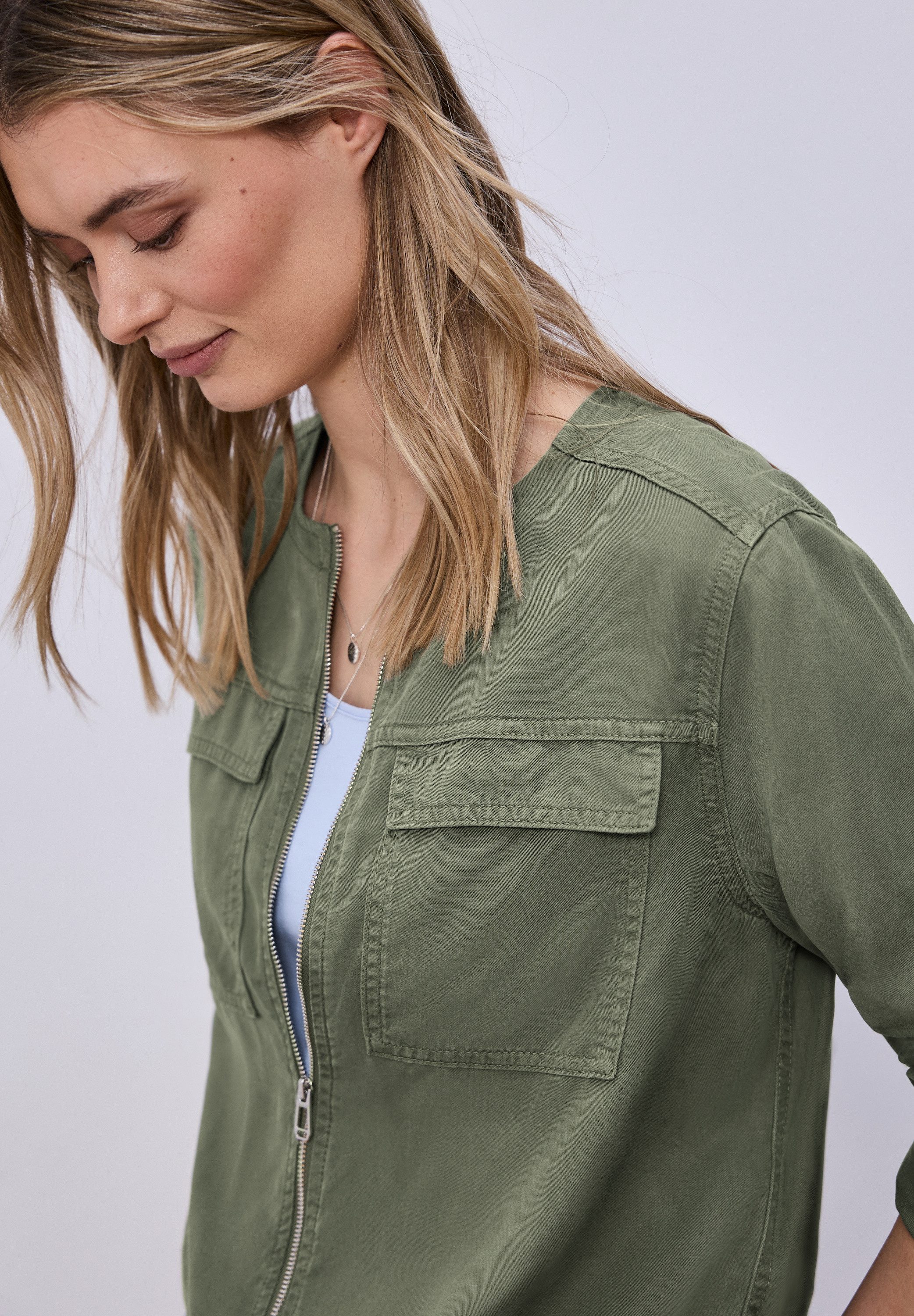 STREET ONE Kurzjacke mit Brusttasche