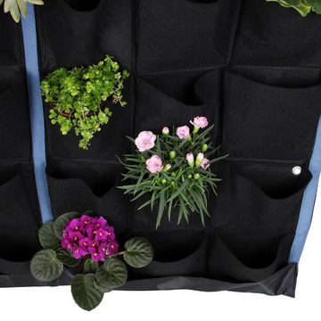 yourGEAR Blumentopf yourGEAR Growbag 36 Pflanztasche Vlies Pflanzbeutel Filz Pflanzwand vertikaler Garten Wandbepflanzung Pflanzsack