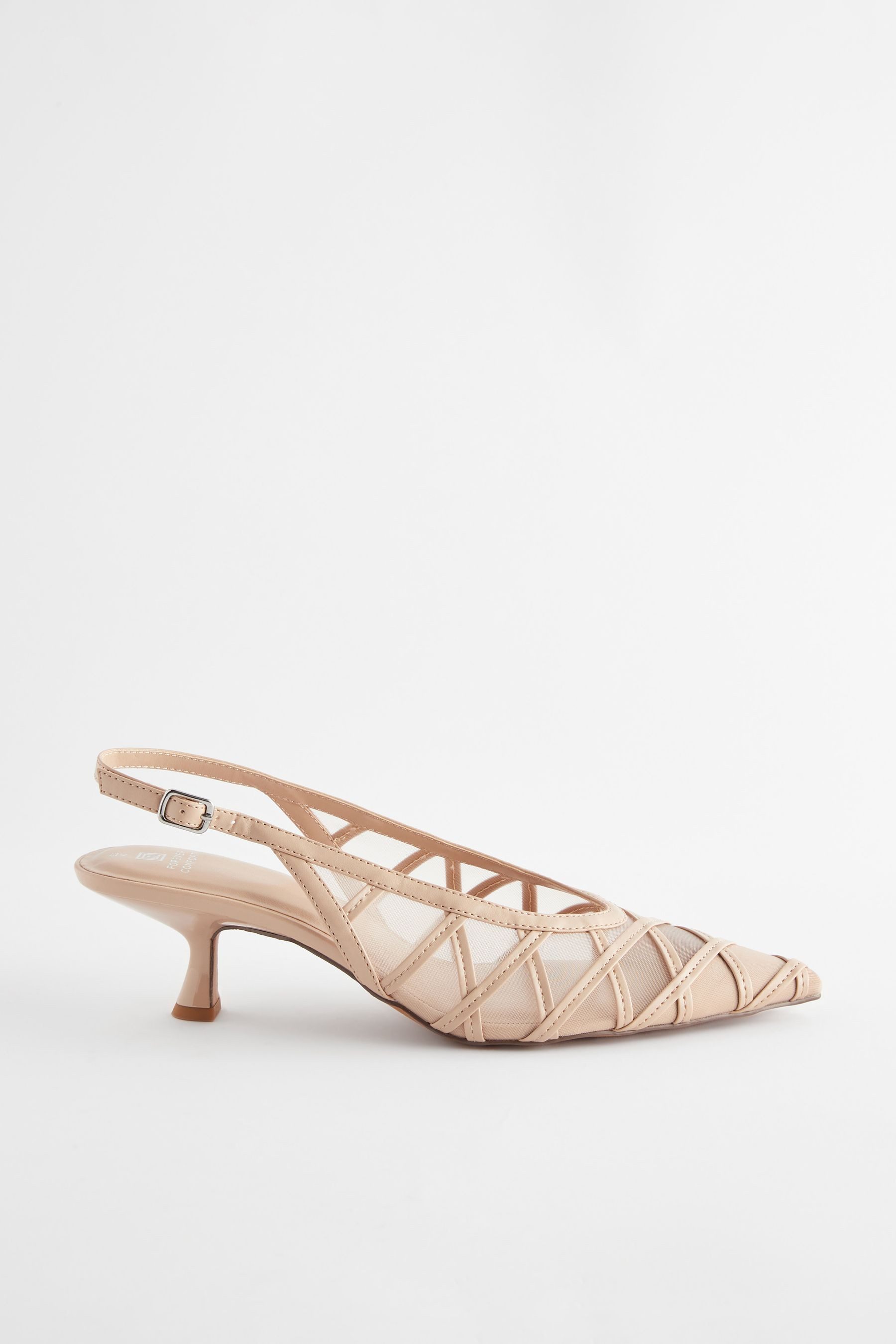 Forever Comfort® spitze Slingbacks mit Mesh Slingpumps