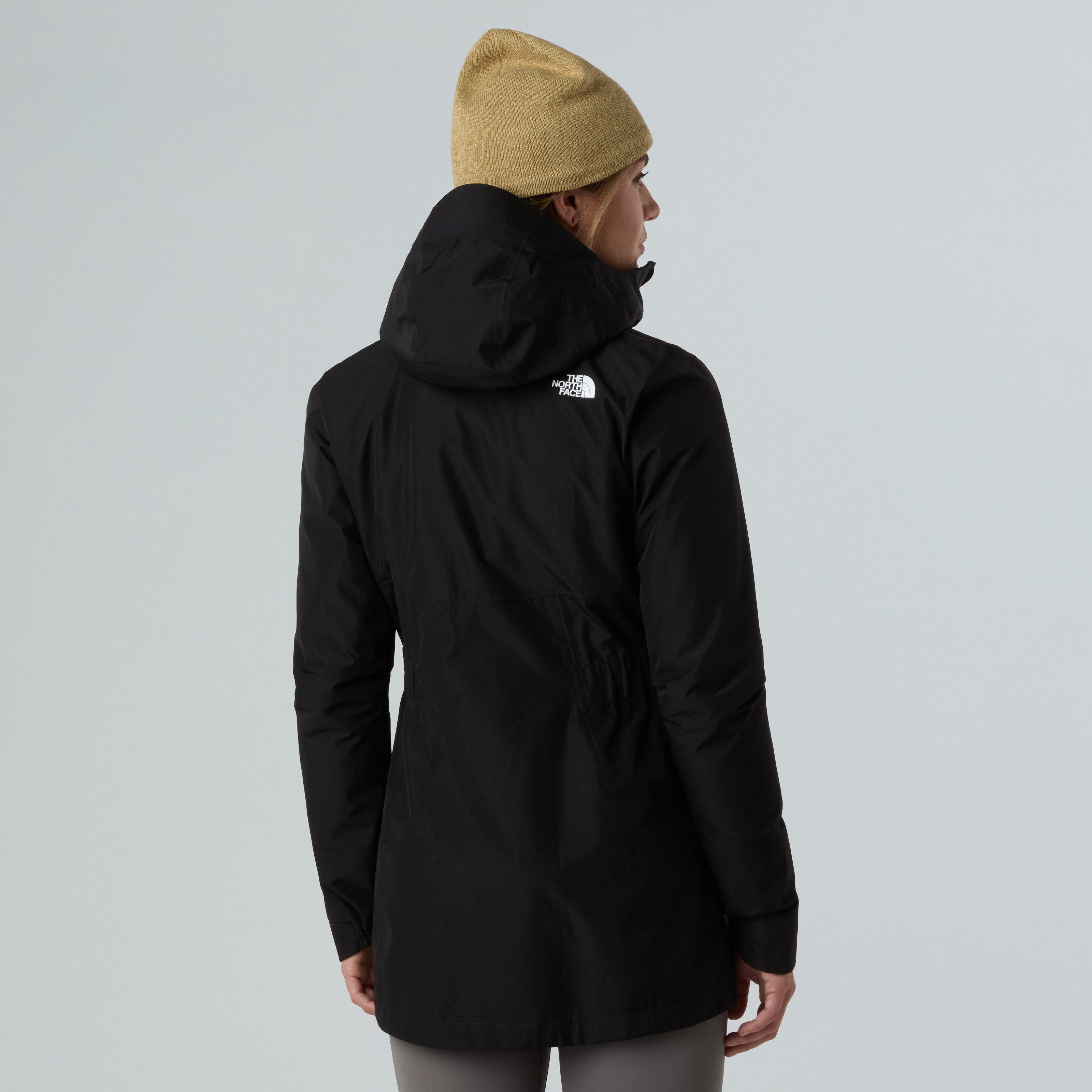The North Face Funktionsmantel W HIKESTELLER PARKA SHELL JACKET mit verstellbarer Kapuze, mit Reißverschlusstaschen