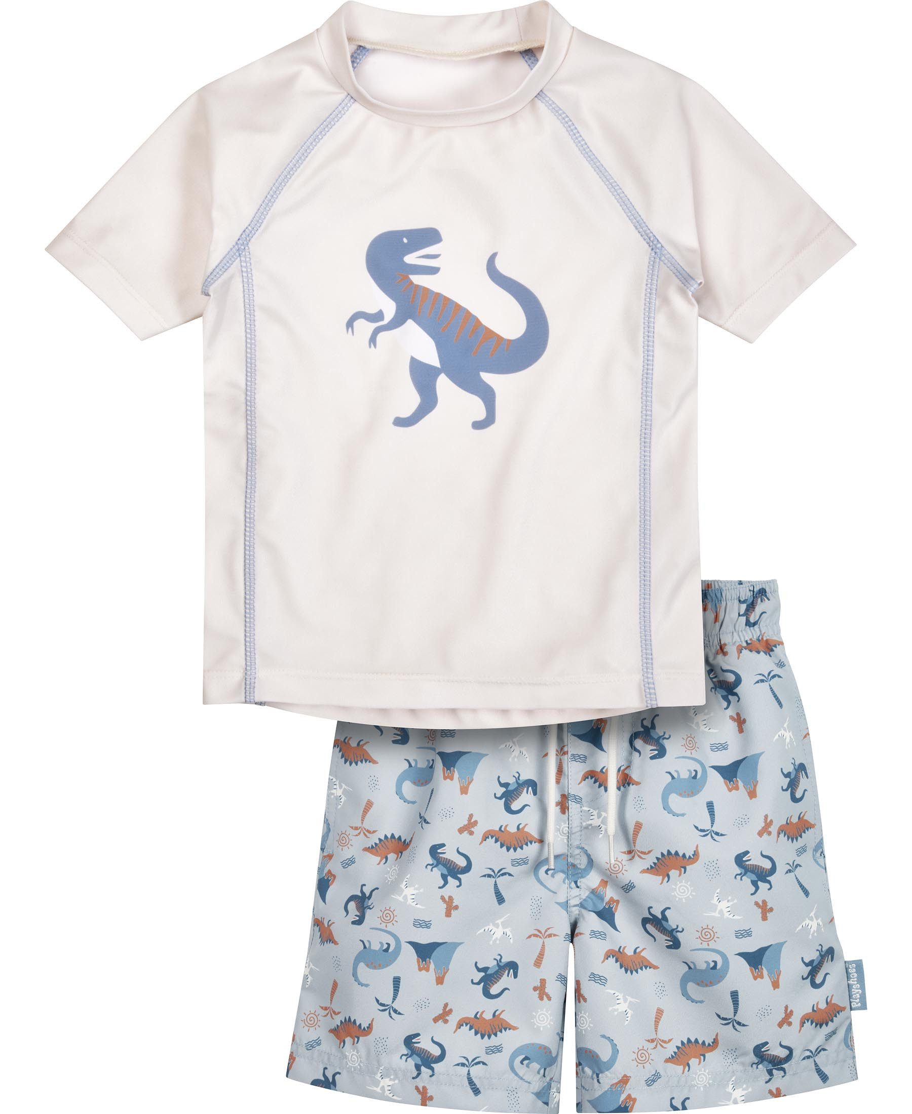 Playshoes Badeanzug Playshoes UV-Schutz Bade-Set Dino