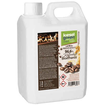 KieselGreen Bioethanol KieselGreen Bioethanol 5/10/25/50 Liter mit Duft für Ethanol-Kamin, 5 l