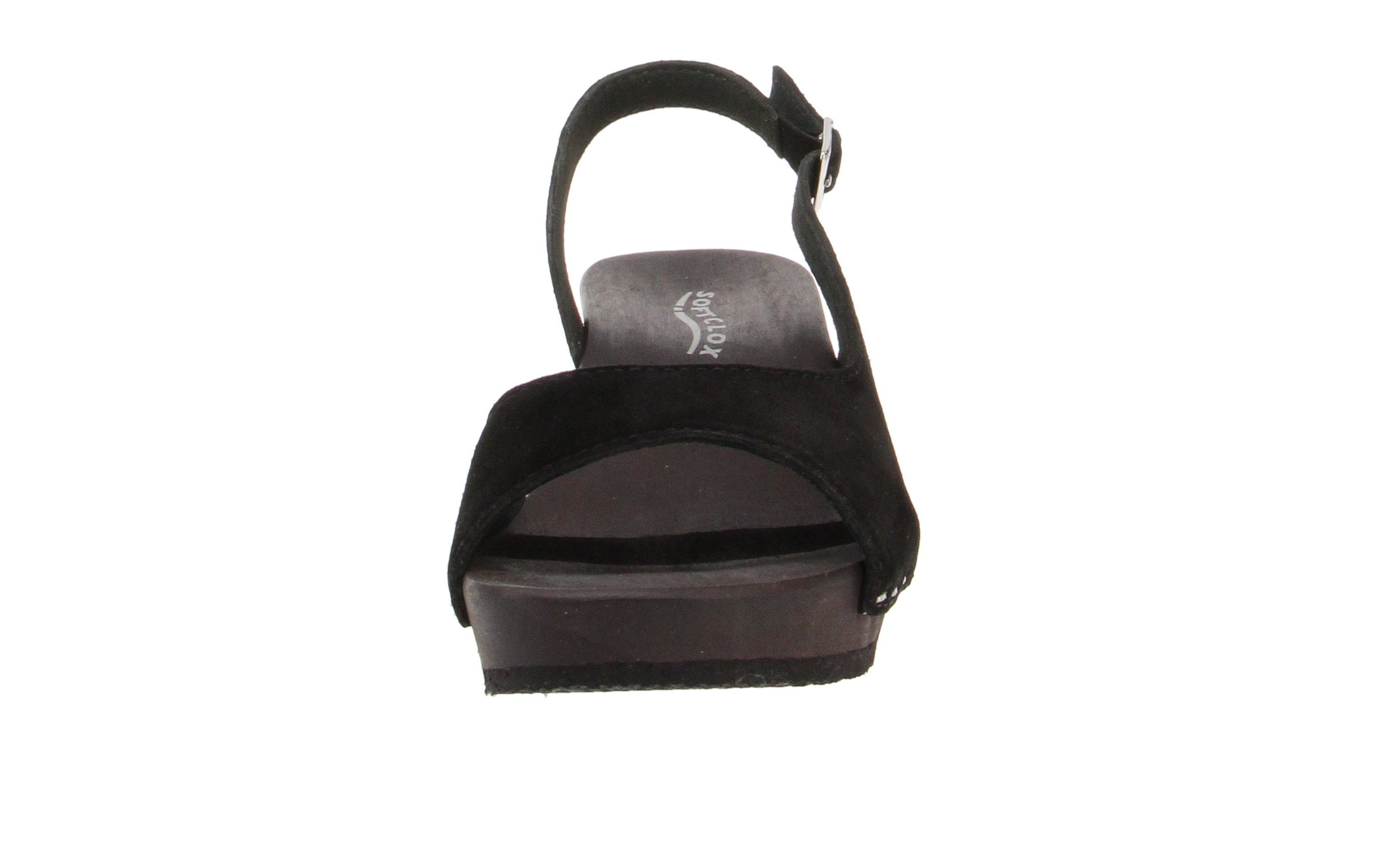 Softclox Softclox S3575 Konny Kaschmir - Damen Schuhe Sandaletten - 07-Schwarz Sandale