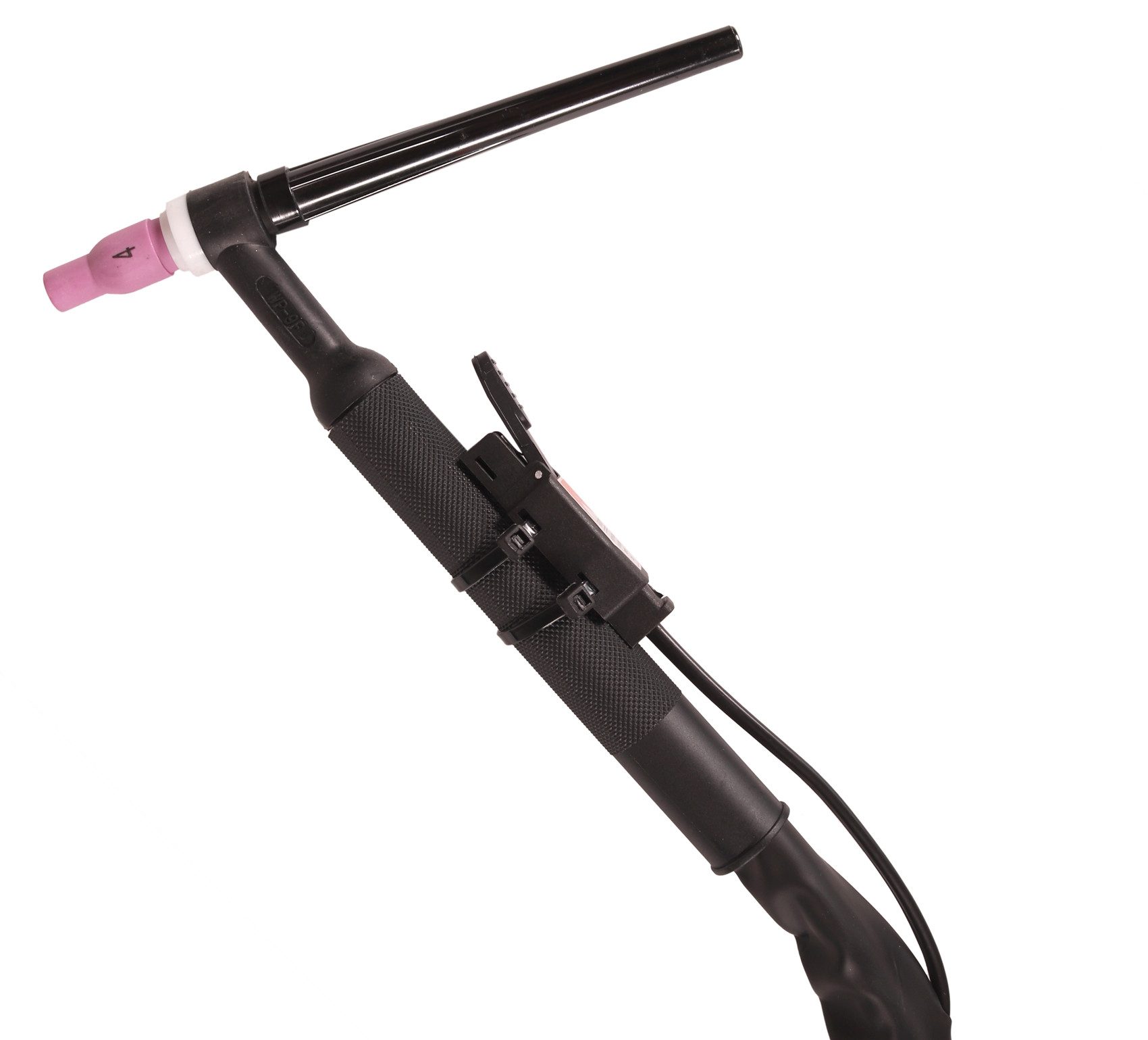WELDINGER Inverterschweißgerät WIG-Schlachpaket SR 9 flex HF 4 m 2-polig Strombuchse am Gasanschluss, 95 - 110 A, Außenschutzschlauch aus Gummi, zweipolige Steuerbuchse am Gasanschluss