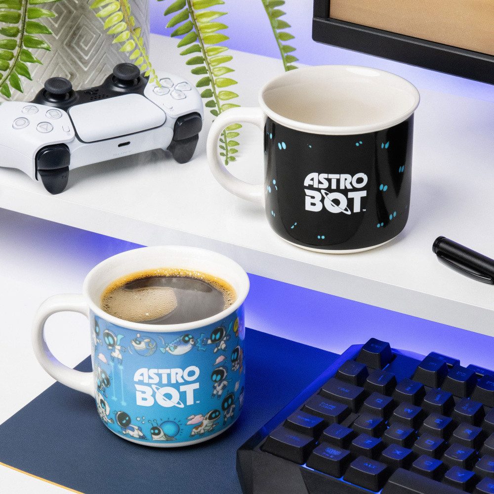 Paladone Tasse Astro Bot Tasse mit Thermoeffekt Astro Bot Logo