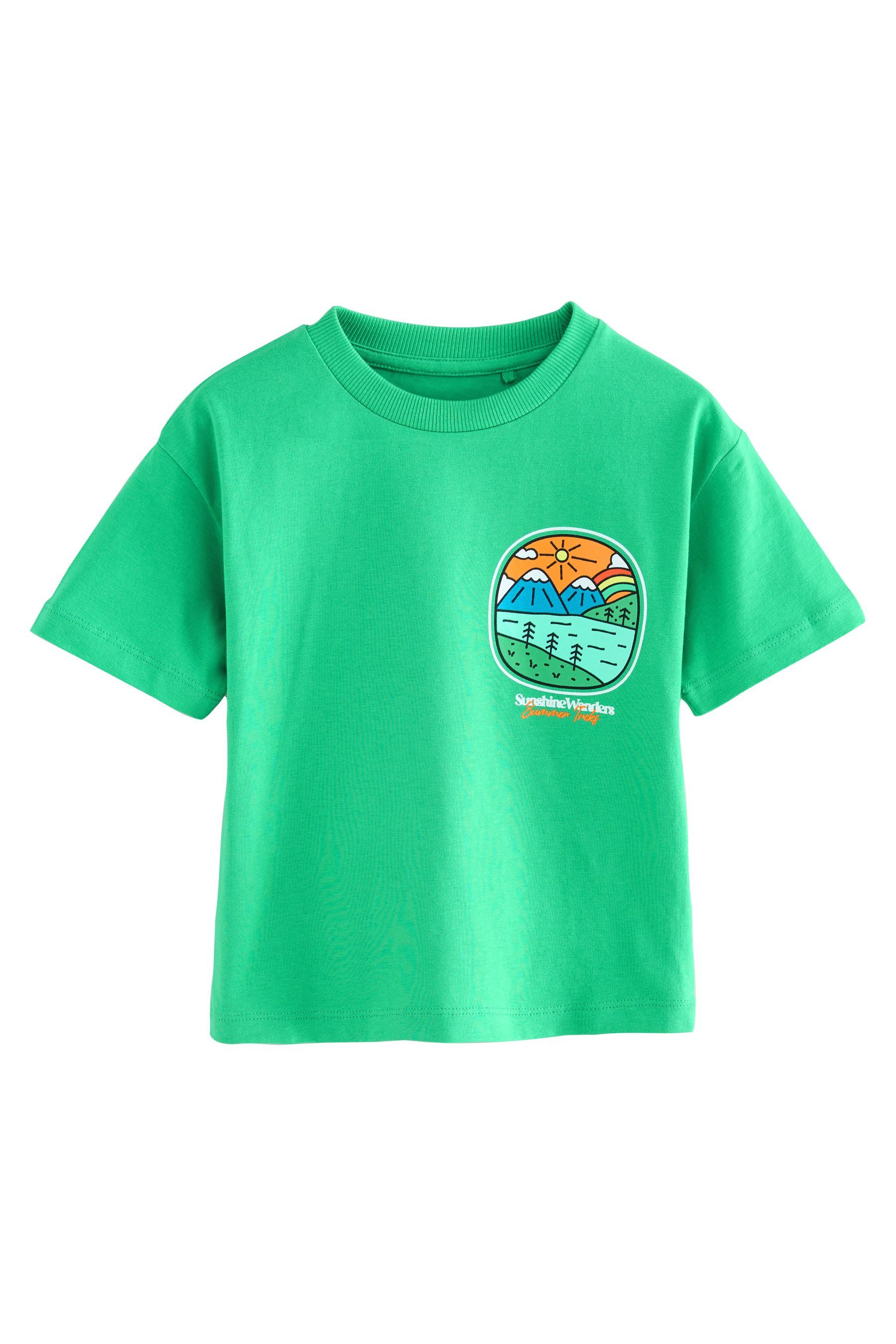 Next T-Shirt T-Shirt mit Rückenmotiv aus günstig online kaufen