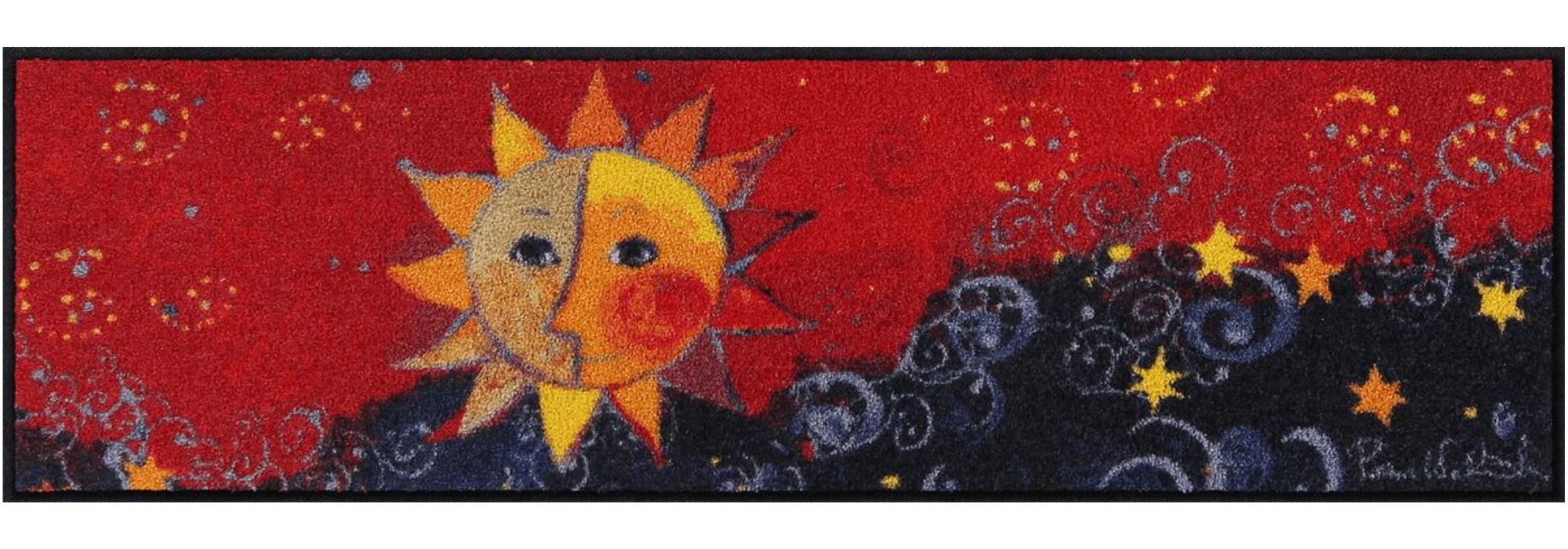 Salonloewe Fußmatte Läufer 35x120 Rosina Wachtmeister Sole Nuovo rot, Läufer mittel, Höhe: 350 mm