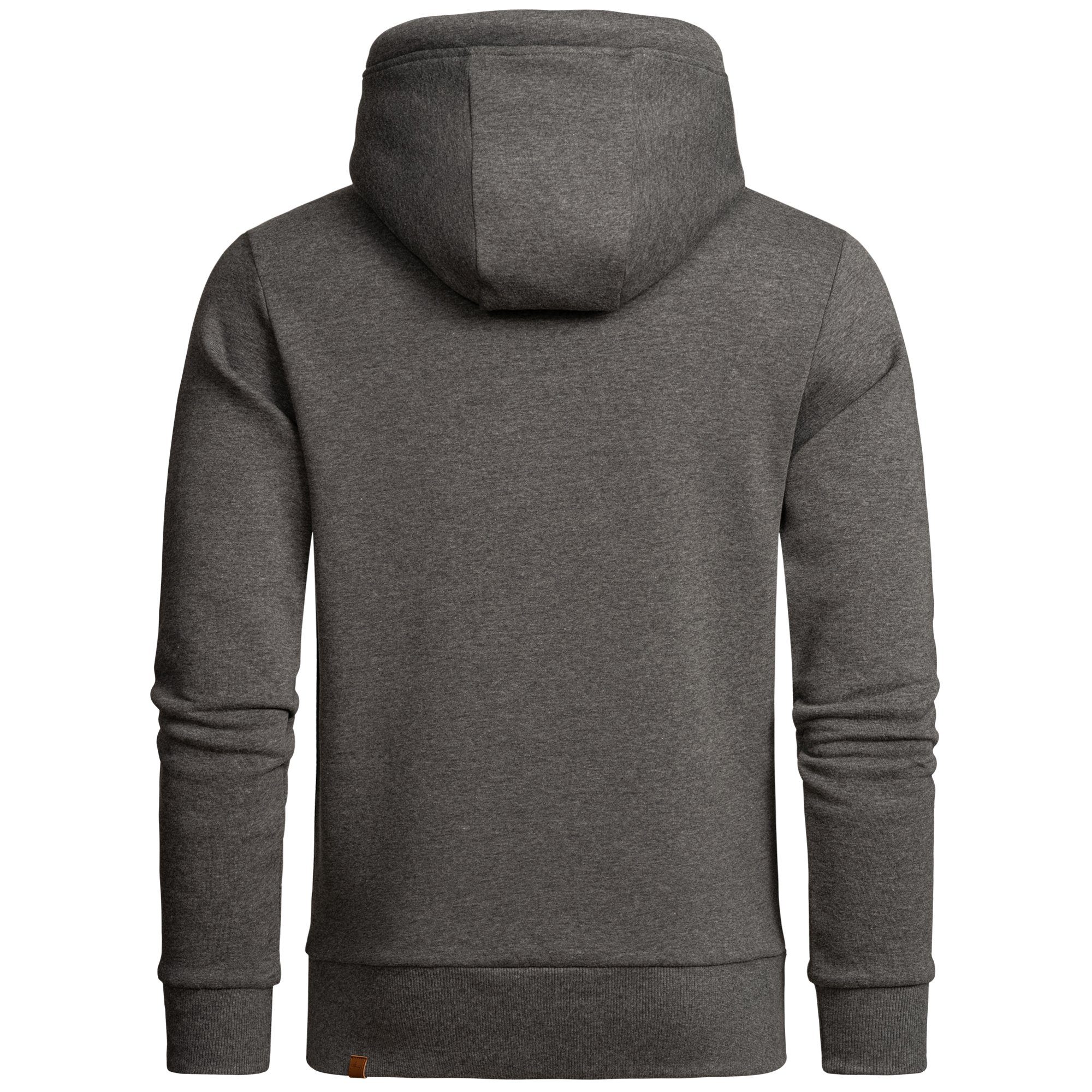 Amaci&Sons Kapuzenpullover YONKERS Kapuzenpullover mit Plüsch-Kapuze Herren Basic Sweatjacke Pullover Plüsch Hoodie Sweatshirt