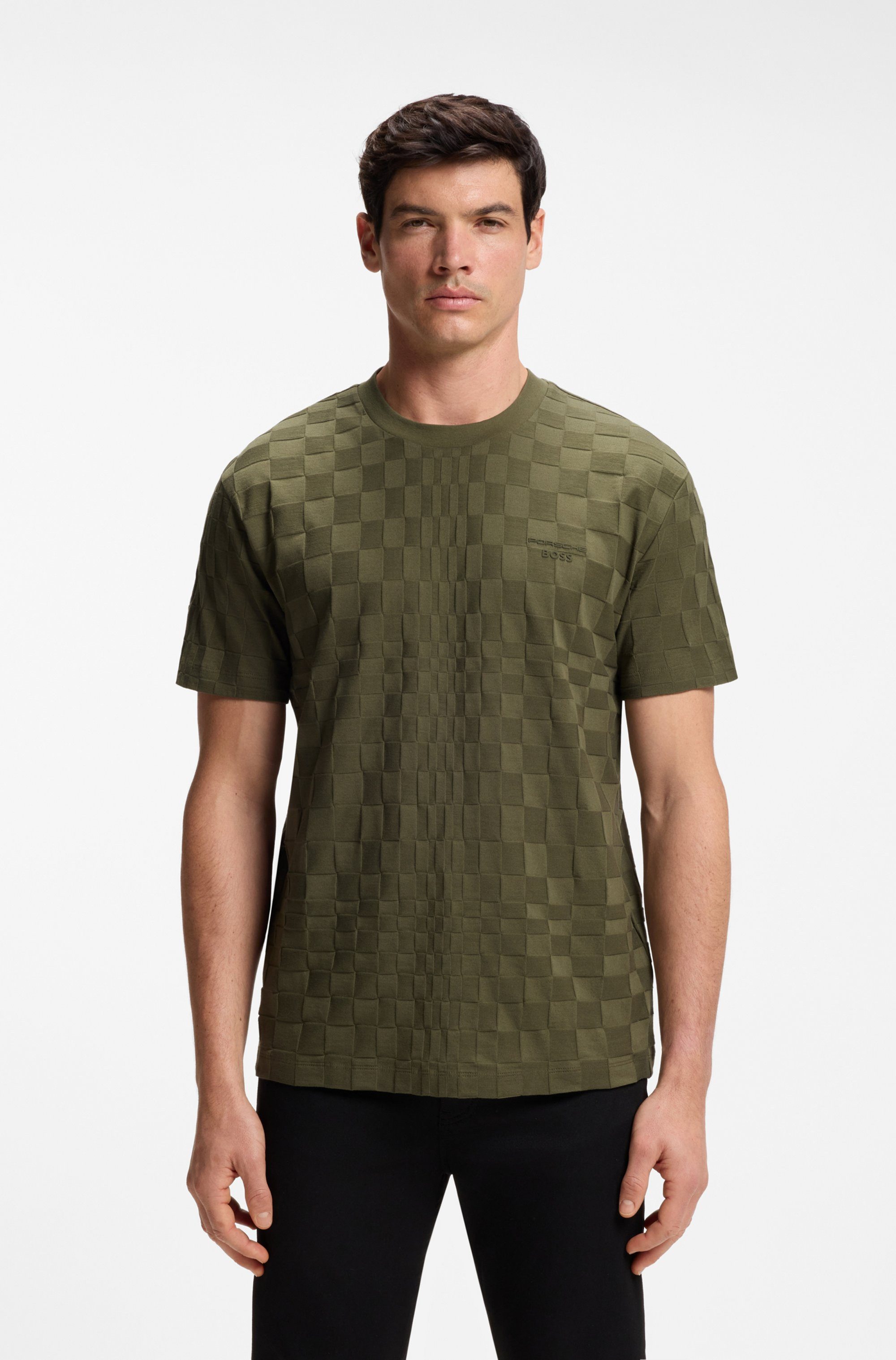 BOSS GREEN T-Shirt Porsche Spirit 70 Capsule Collection Premium Herrenmode Limited