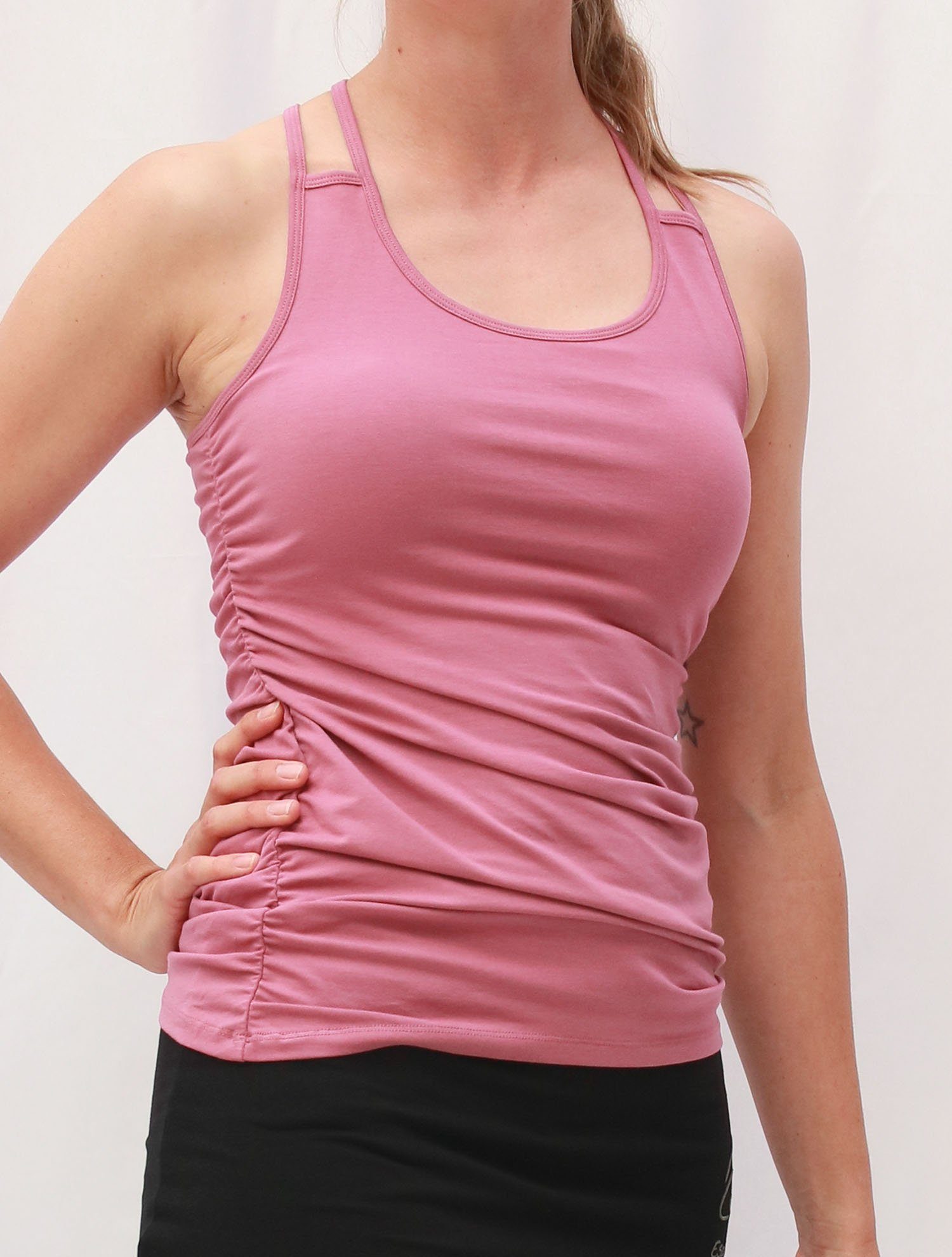 ESPARTO Yogatop Spaghettishirt Suramya in Bio-Baumwolle günstig online kaufen