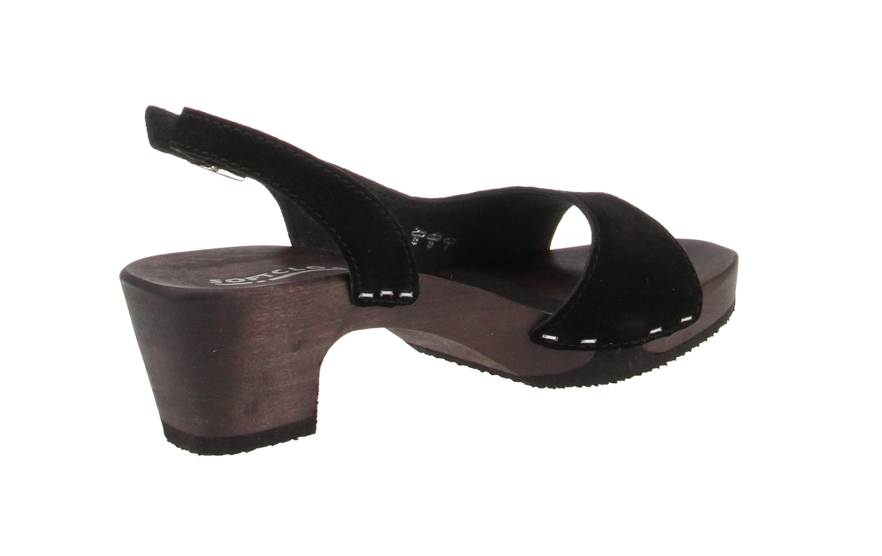 Softclox Softclox S3575 Konny Kaschmir - Damen Schuhe Sandaletten - 07-Schwarz Sandale