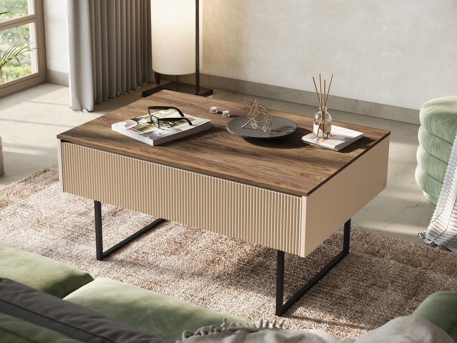 Compleo Couchtisch mit Schublade DENI, Modern günstig online kaufen