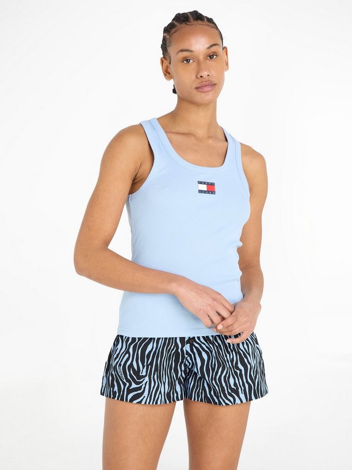 Tommy Hilfiger Underwear Schlafanzug TANK - WOVEN SHORT PJ SET (2 tlg) mit  elastischem Bund