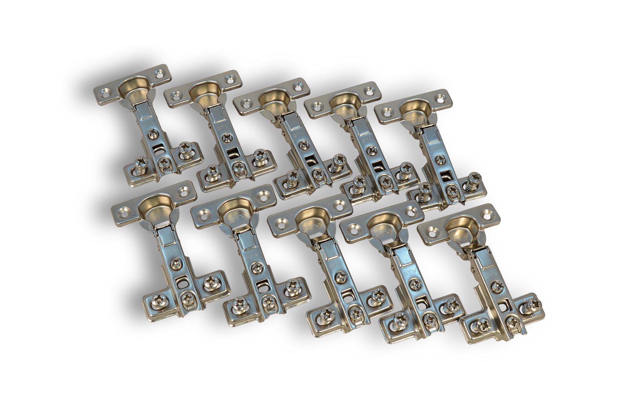 GTV Möbelbeschlag Topfband Eckanschlag 26mm Scharnier Topfscharniere Federscharniere (10 St)