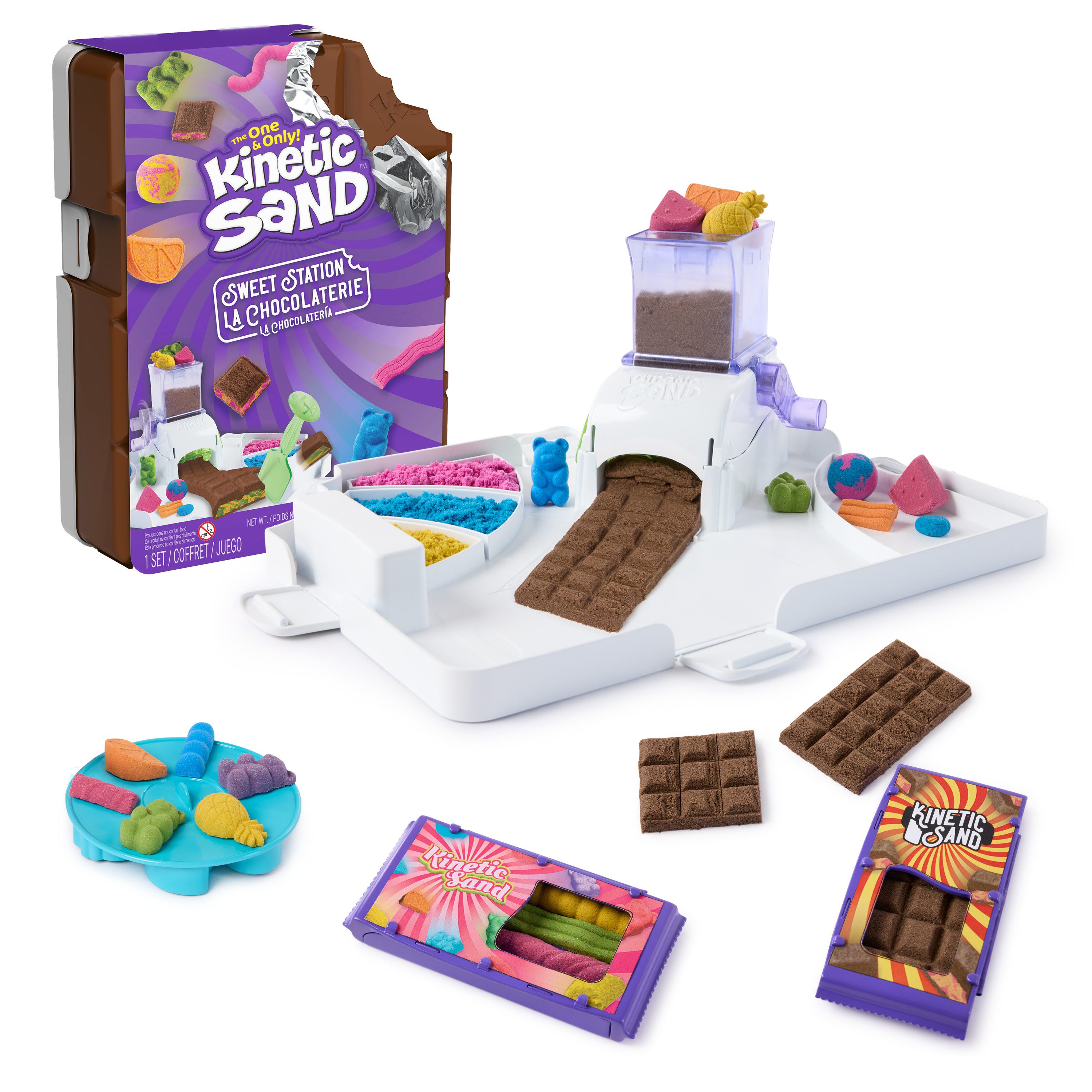 Spin Master Kreativset Kinetic Sand Süßigkeiten-Station