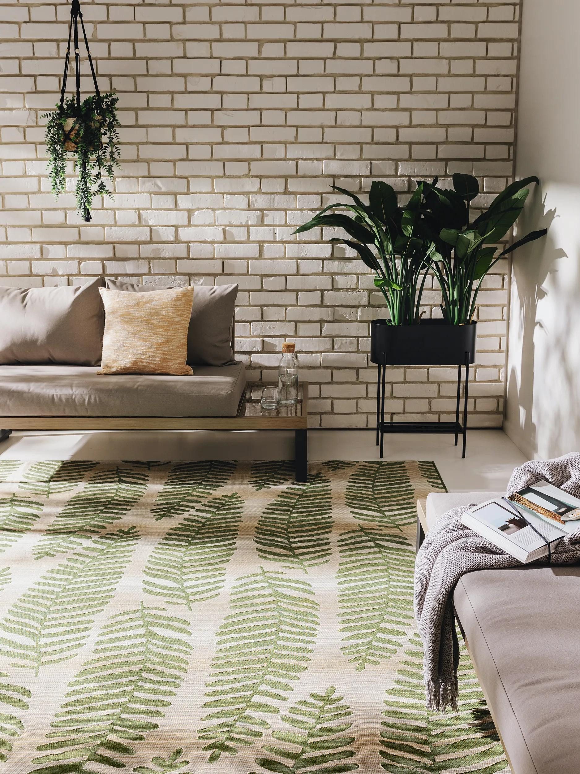 benuta Outdoorteppich Artis, rechteckig, Höhe: 5 mm, Kunstfaser, Berber, Ethno-Style, Wohnzimmer